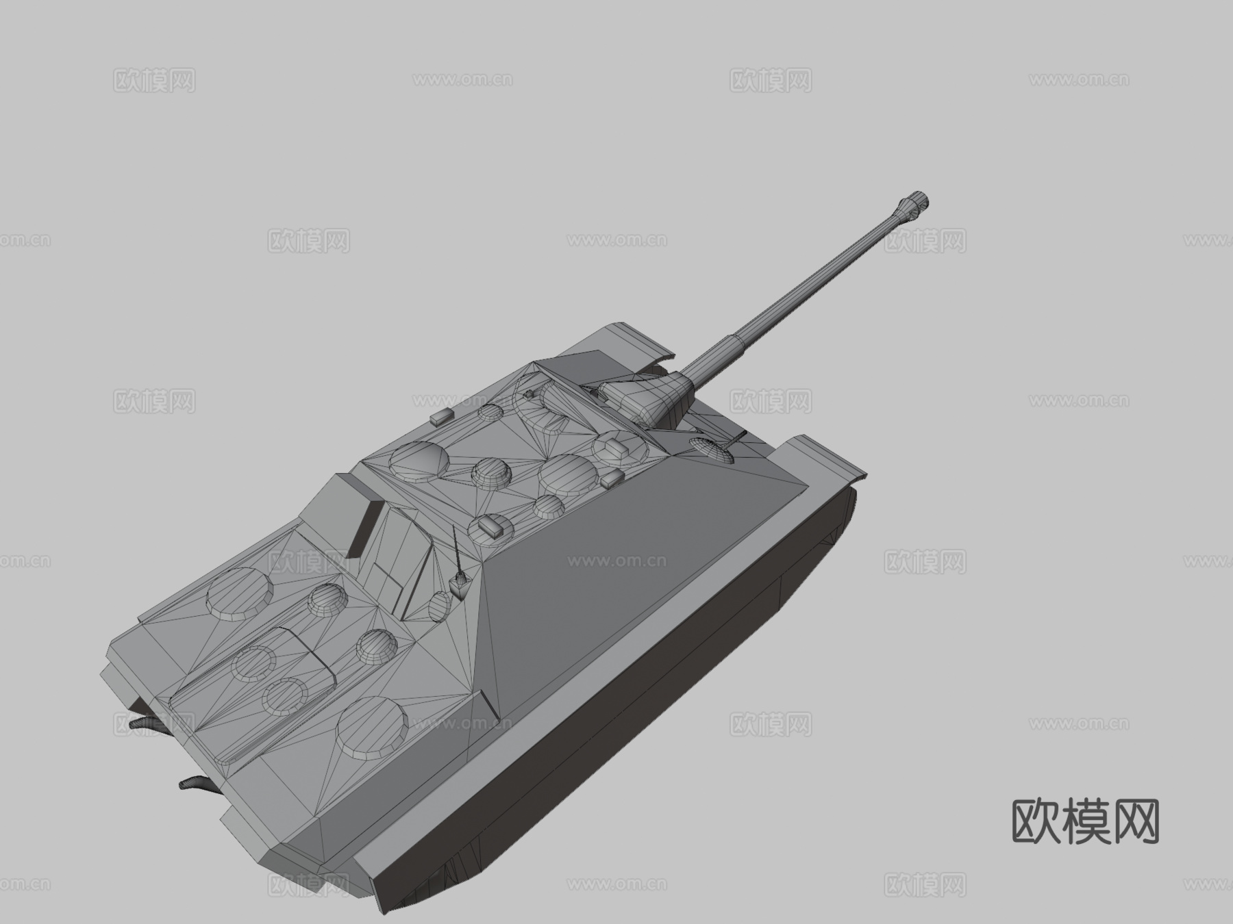 猎豹坦克3d模型