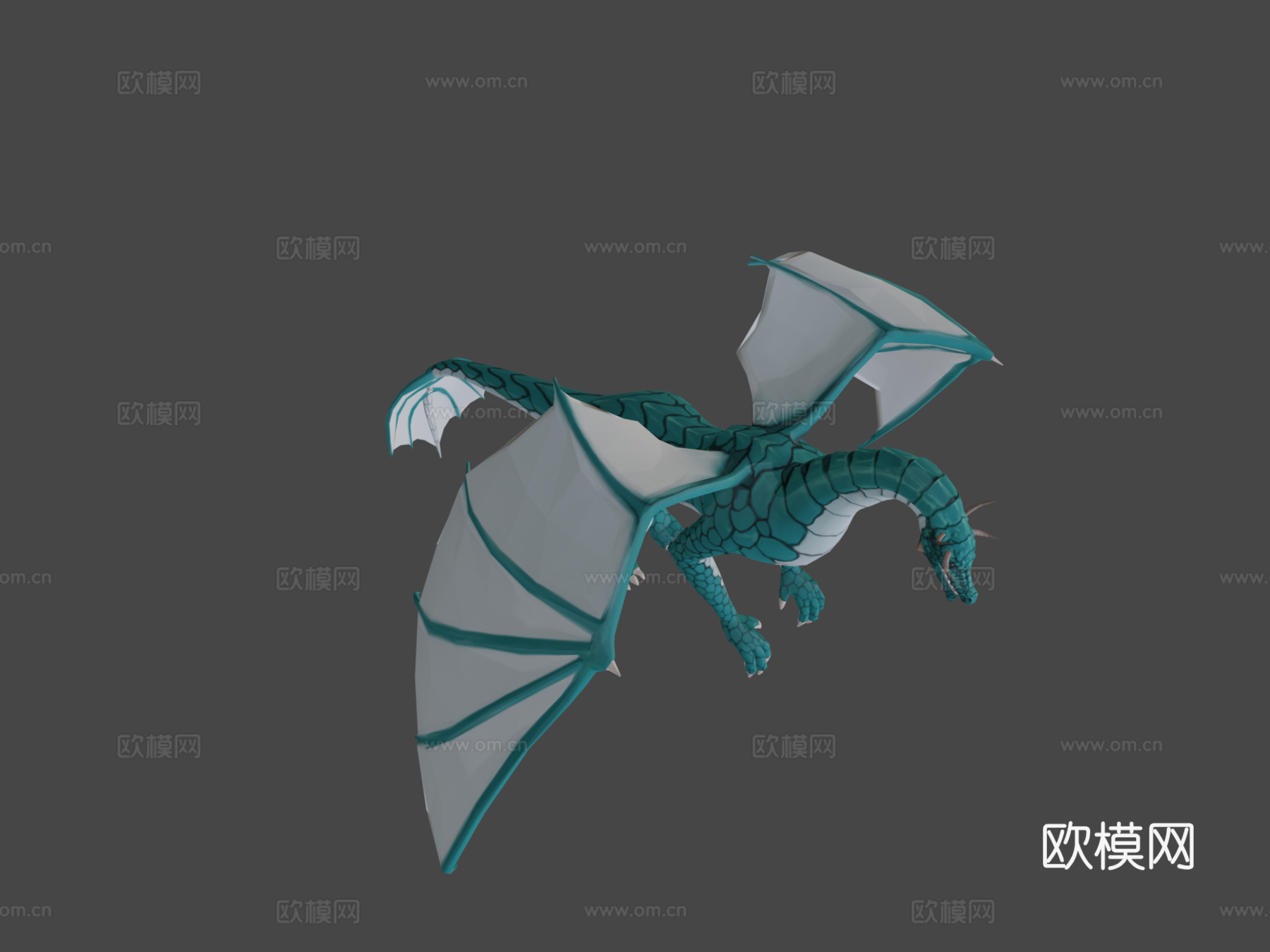 飞龙循环3d模型