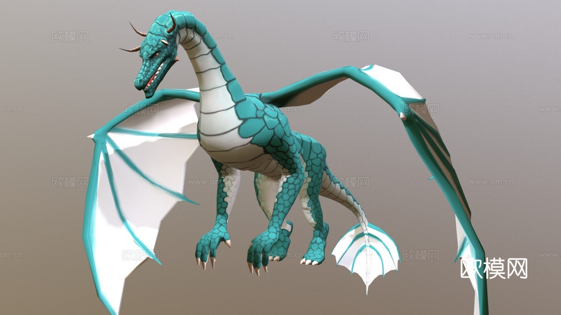 飞龙循环3d模型