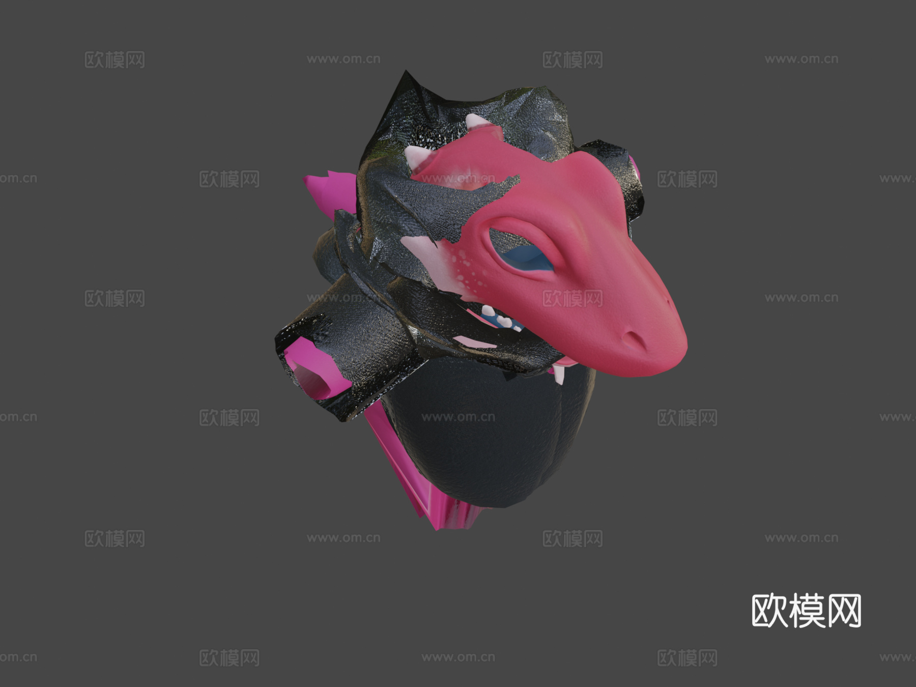 毛衣狗头人3d模型