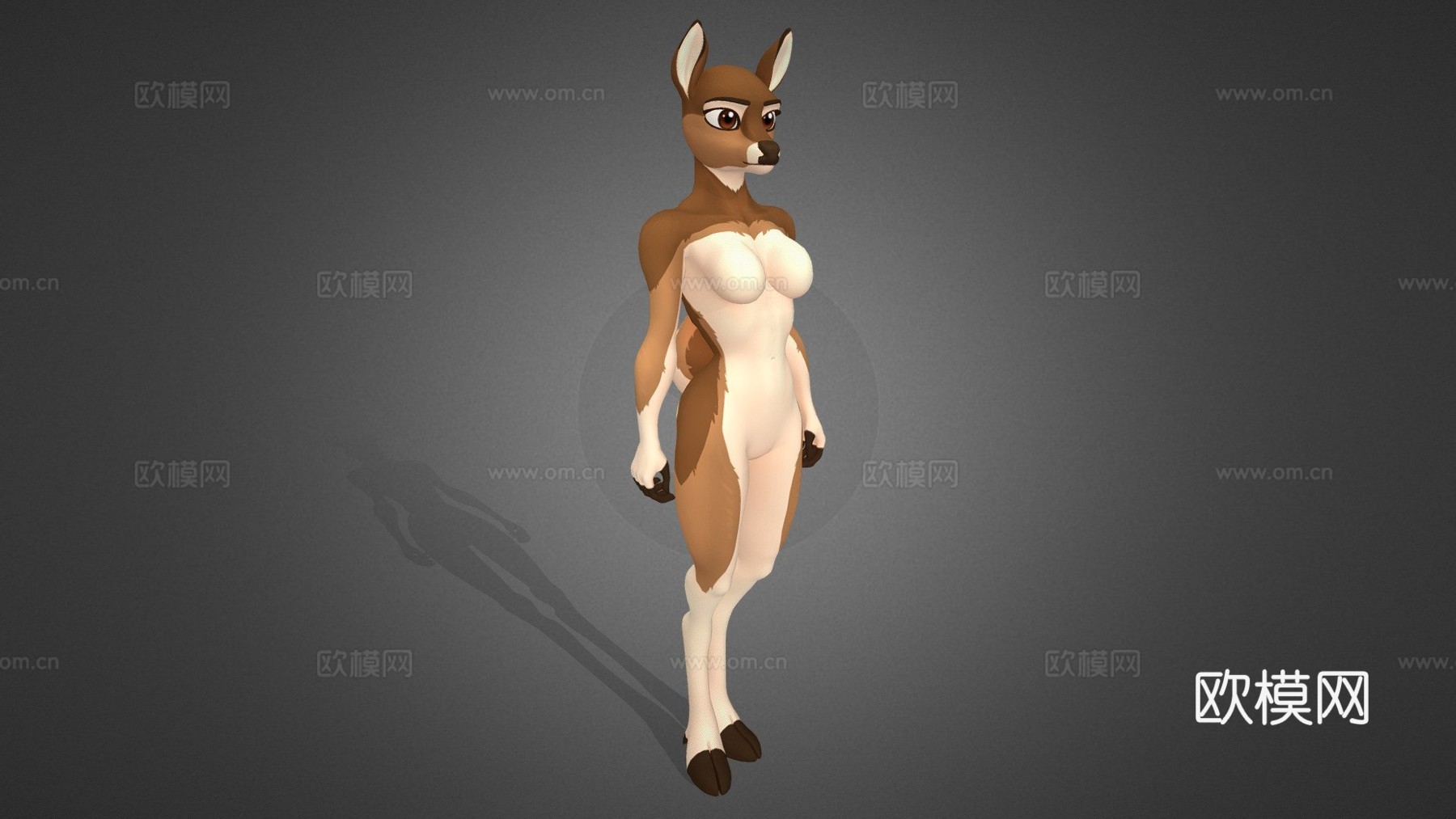 鹿VR虚拟形象请查看描述3d模型