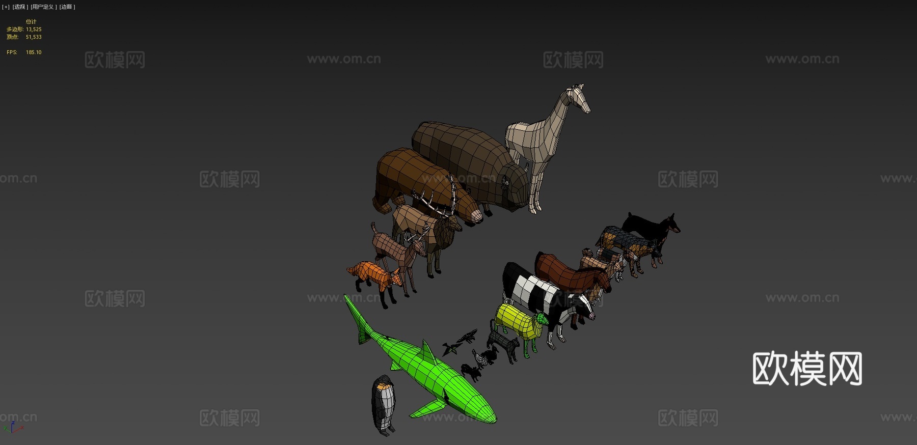 种动物包3d模型