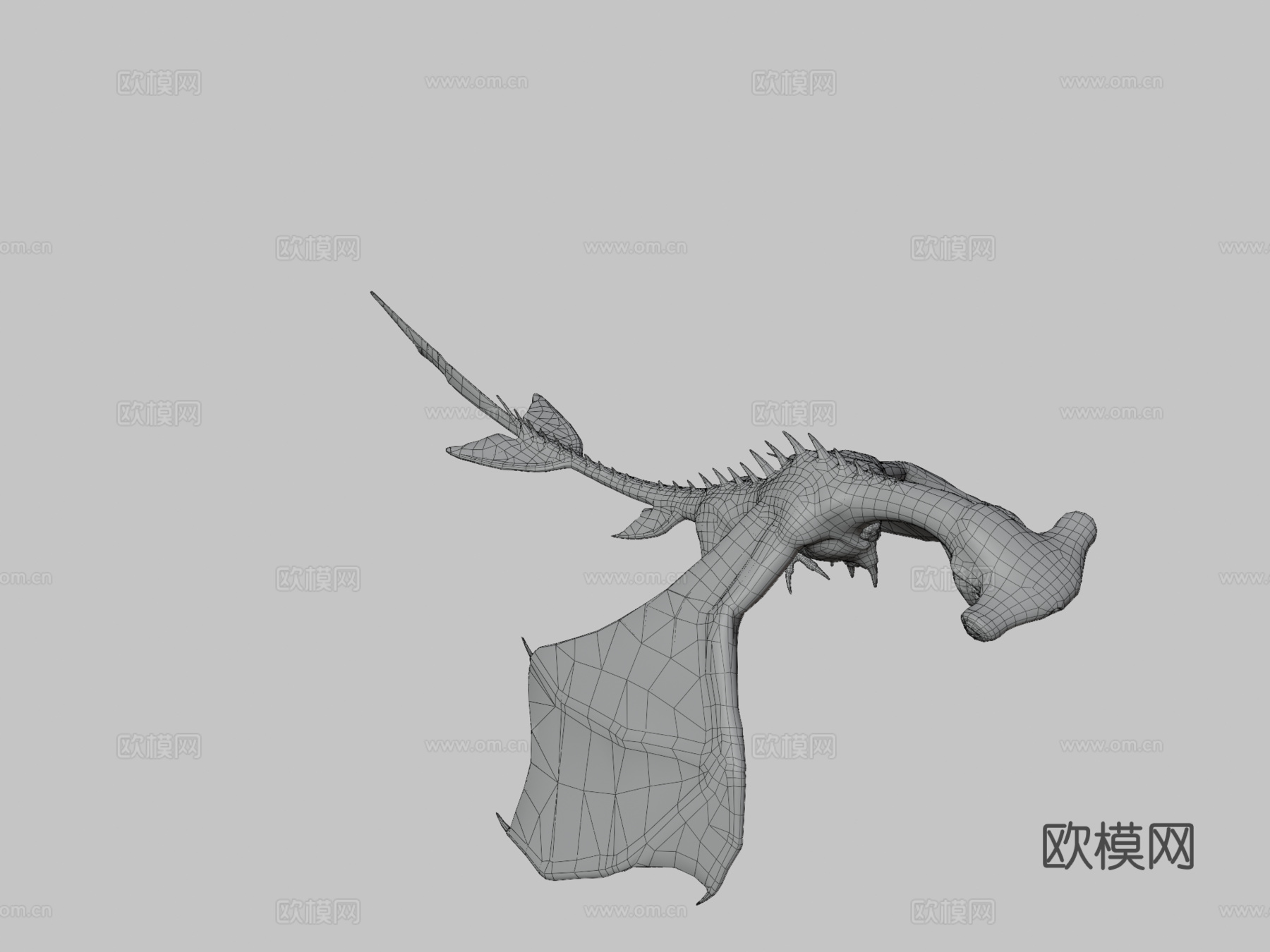 德拉克马赫动画3d模型