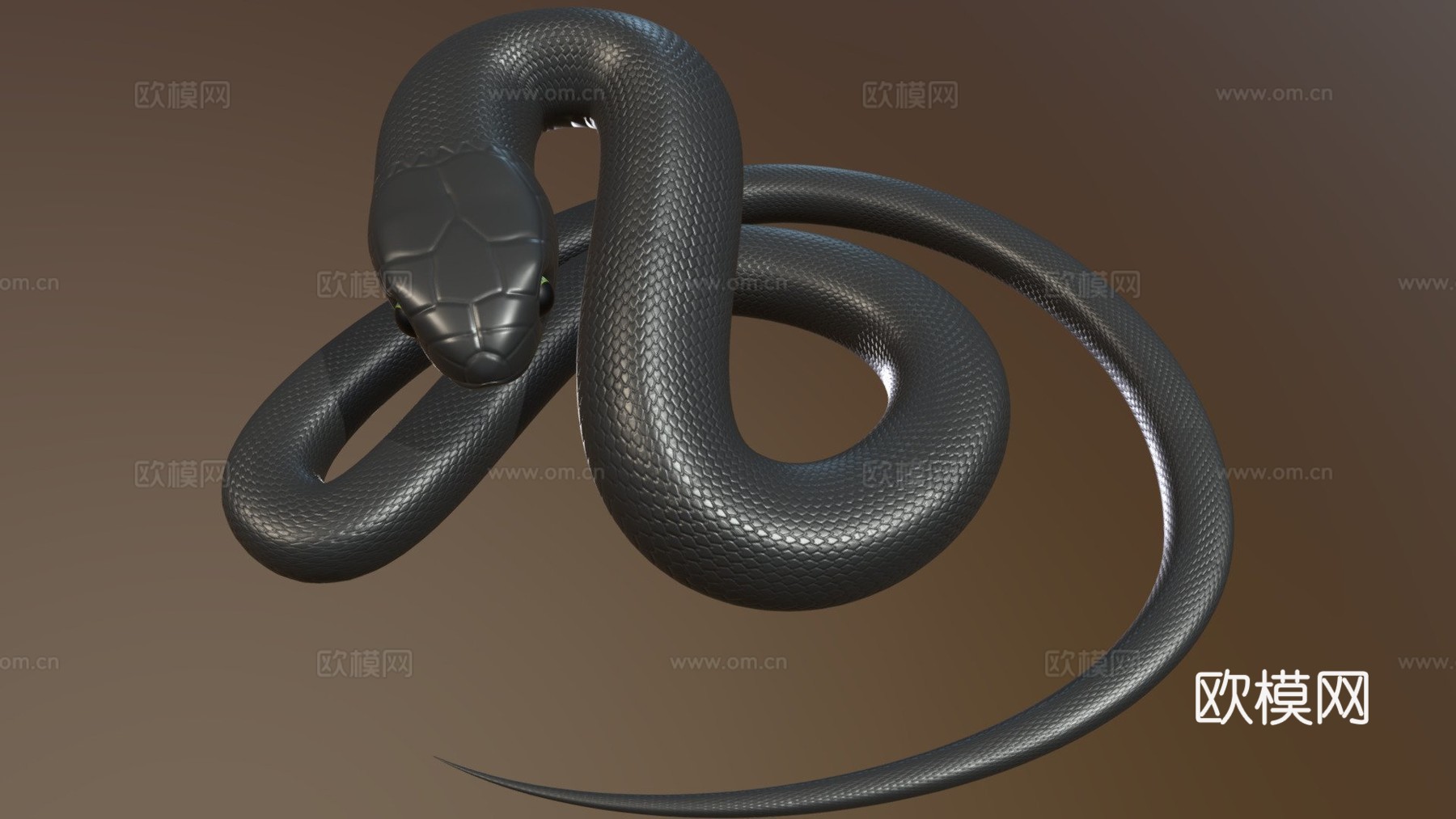 蛇模型3d模型