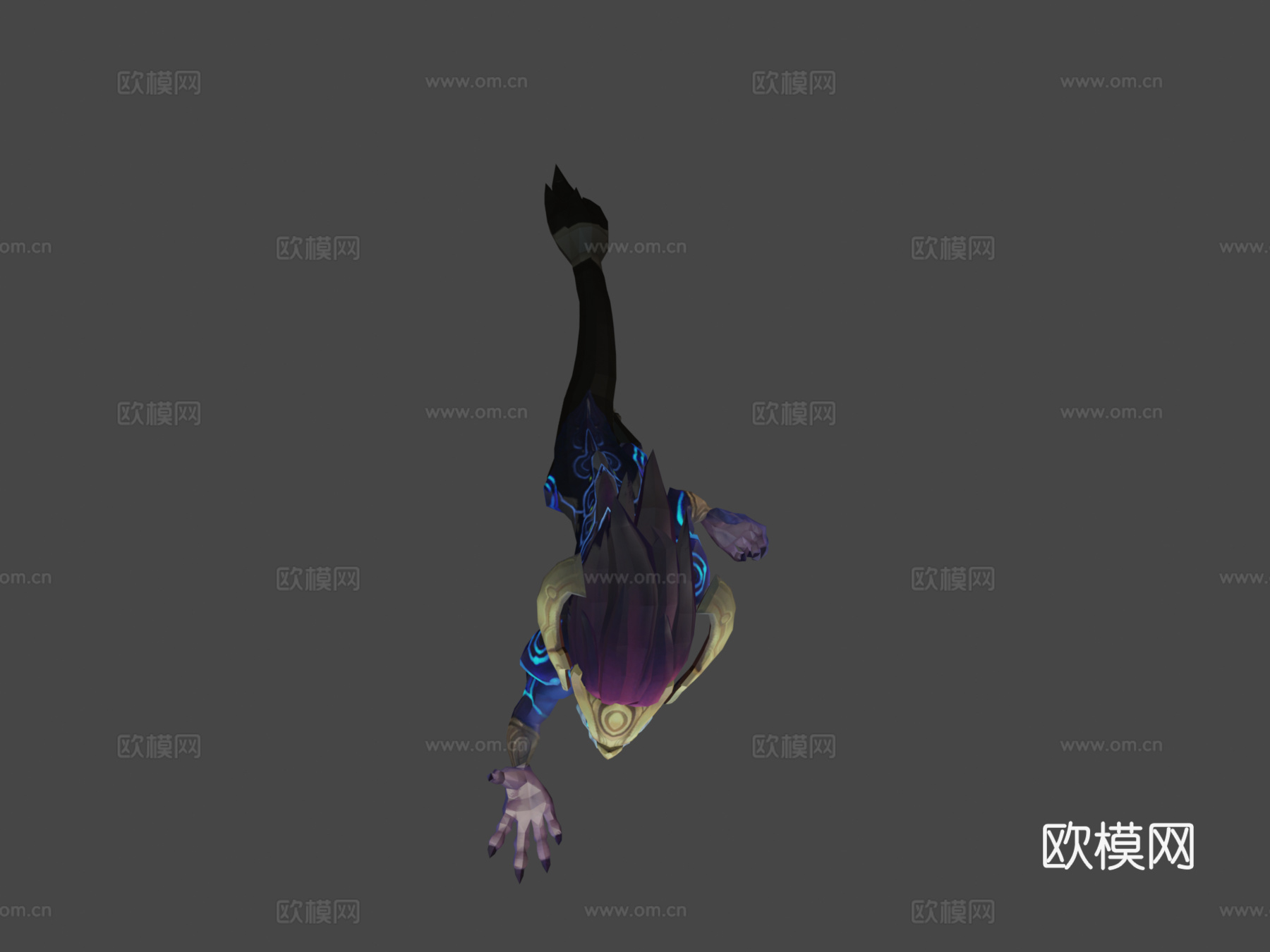 英雄联盟-铸星龙王3d模型