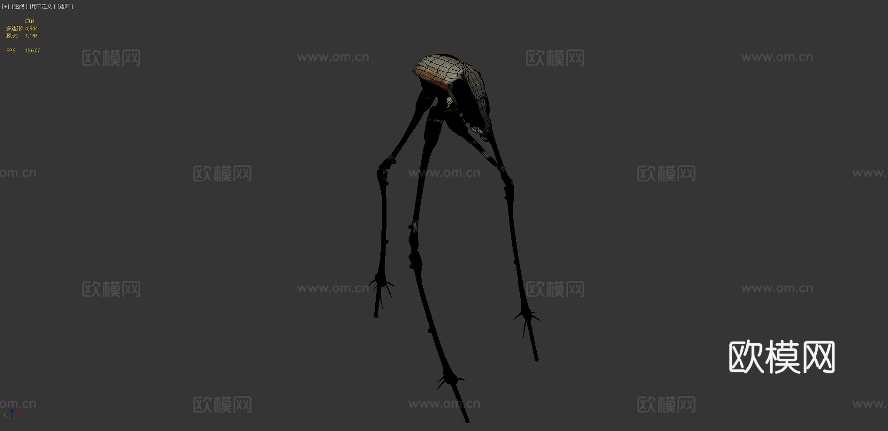 步行者马桶3d模型