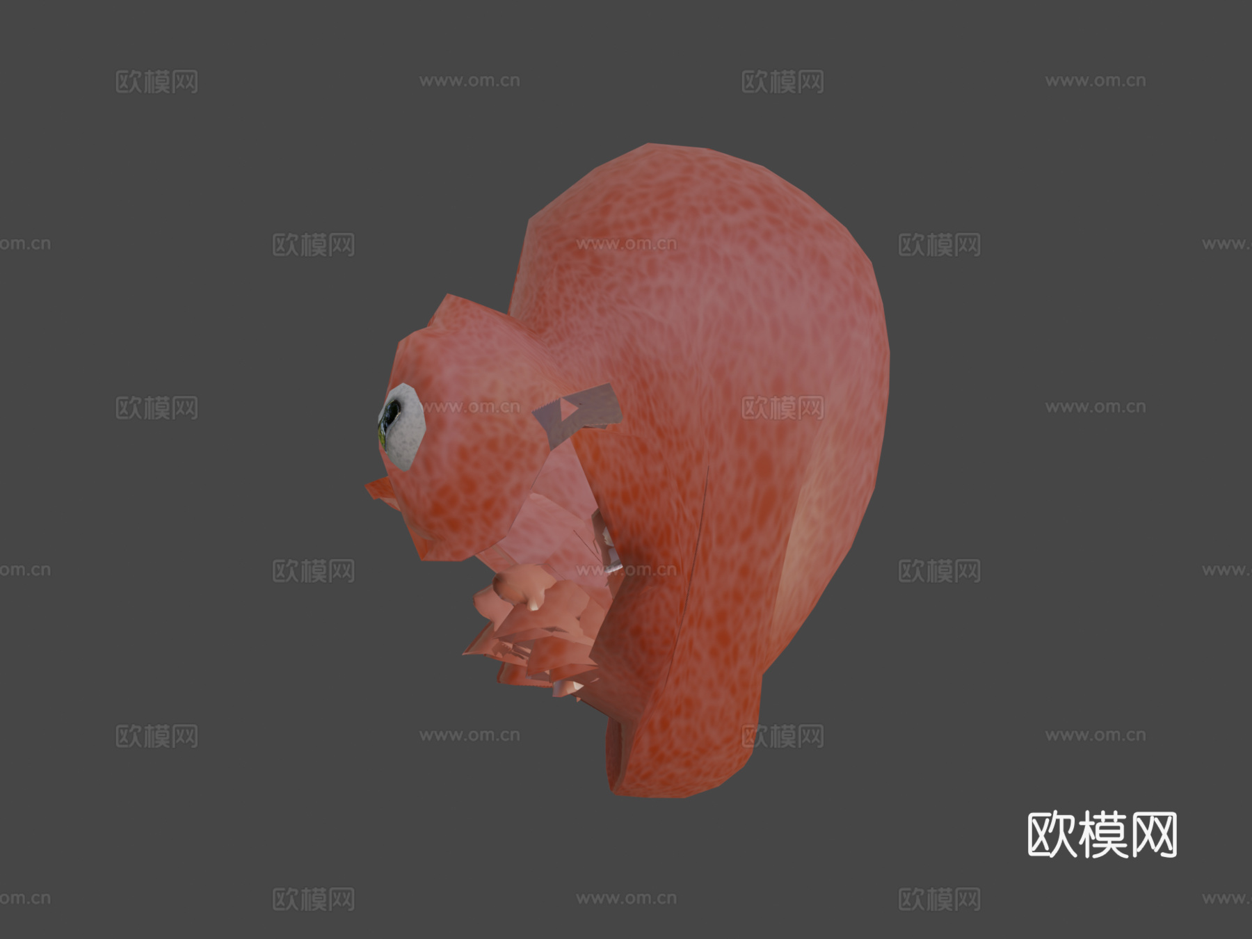 动画章鱼3d模型