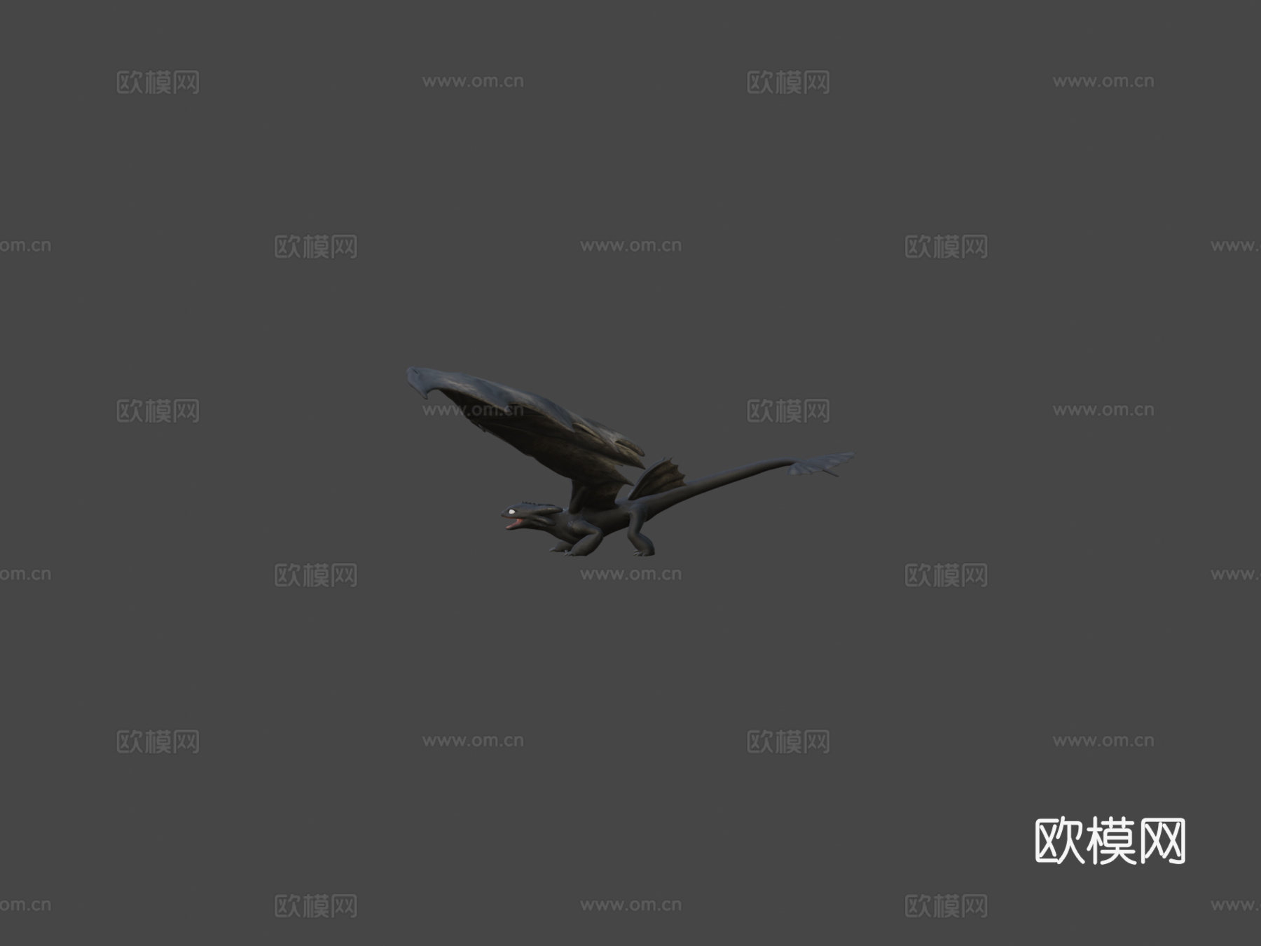 无牙-驯龙高手3d模型