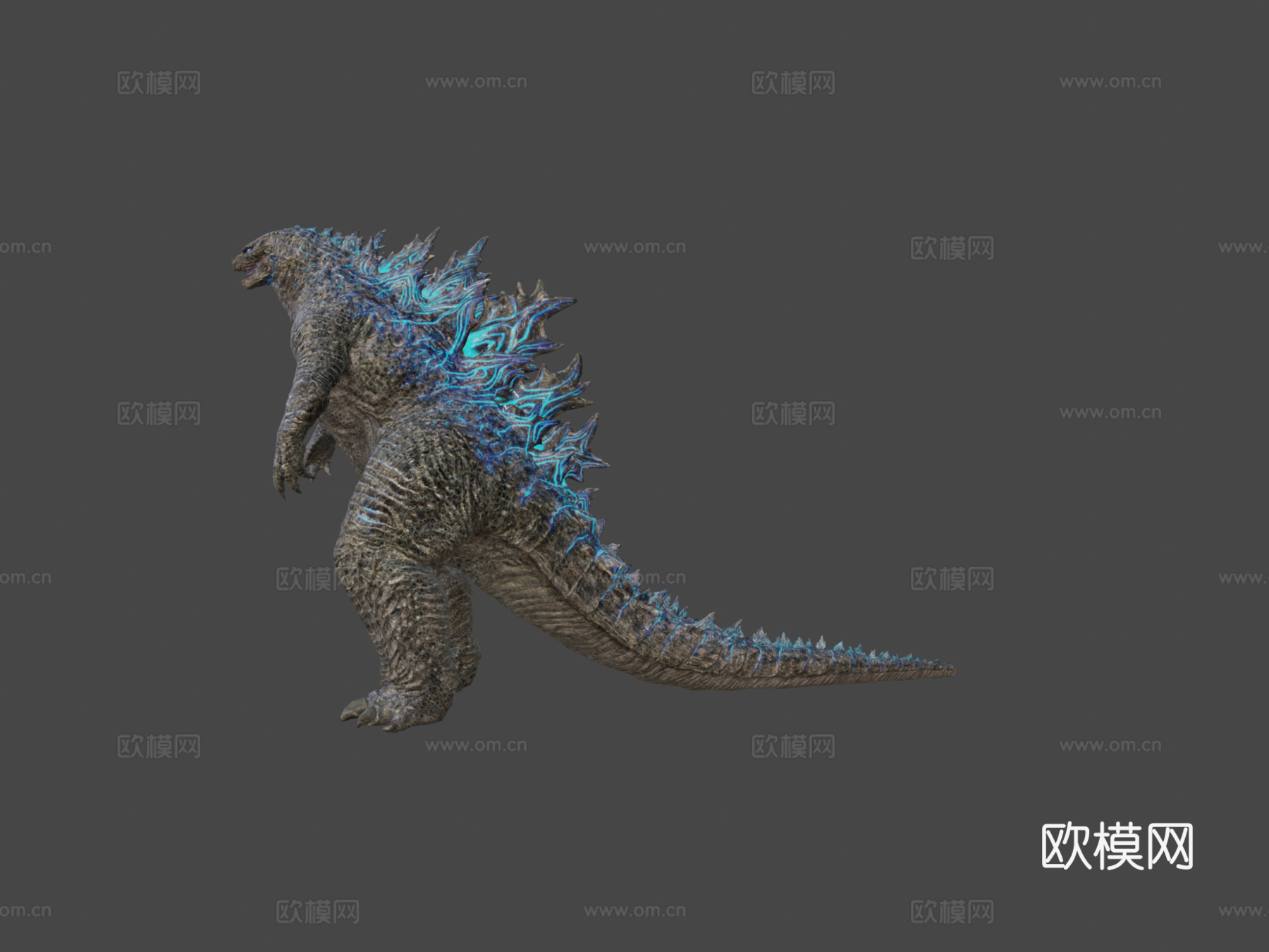 传奇哥斯拉3d模型