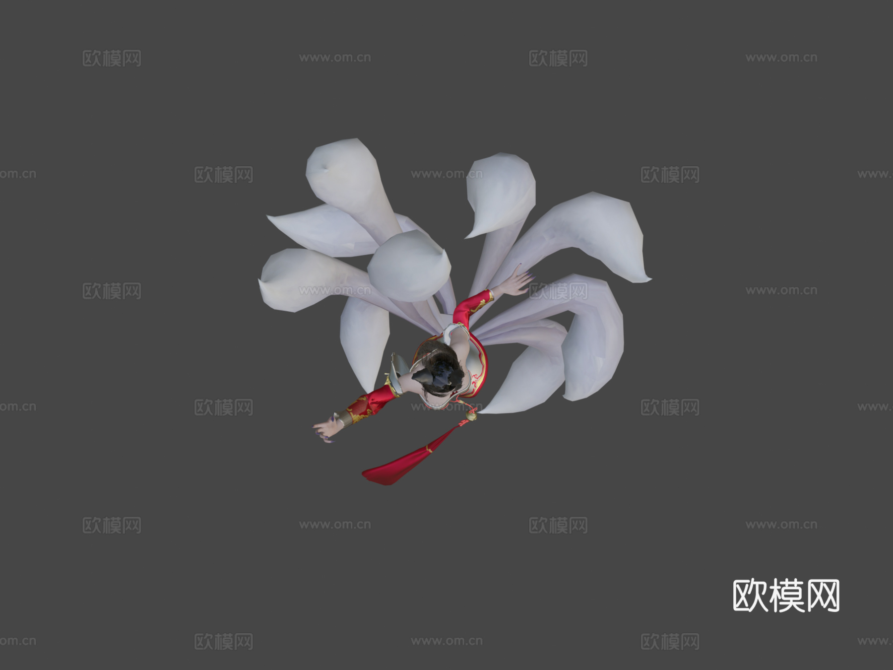 九尾狐阿狸3d模型