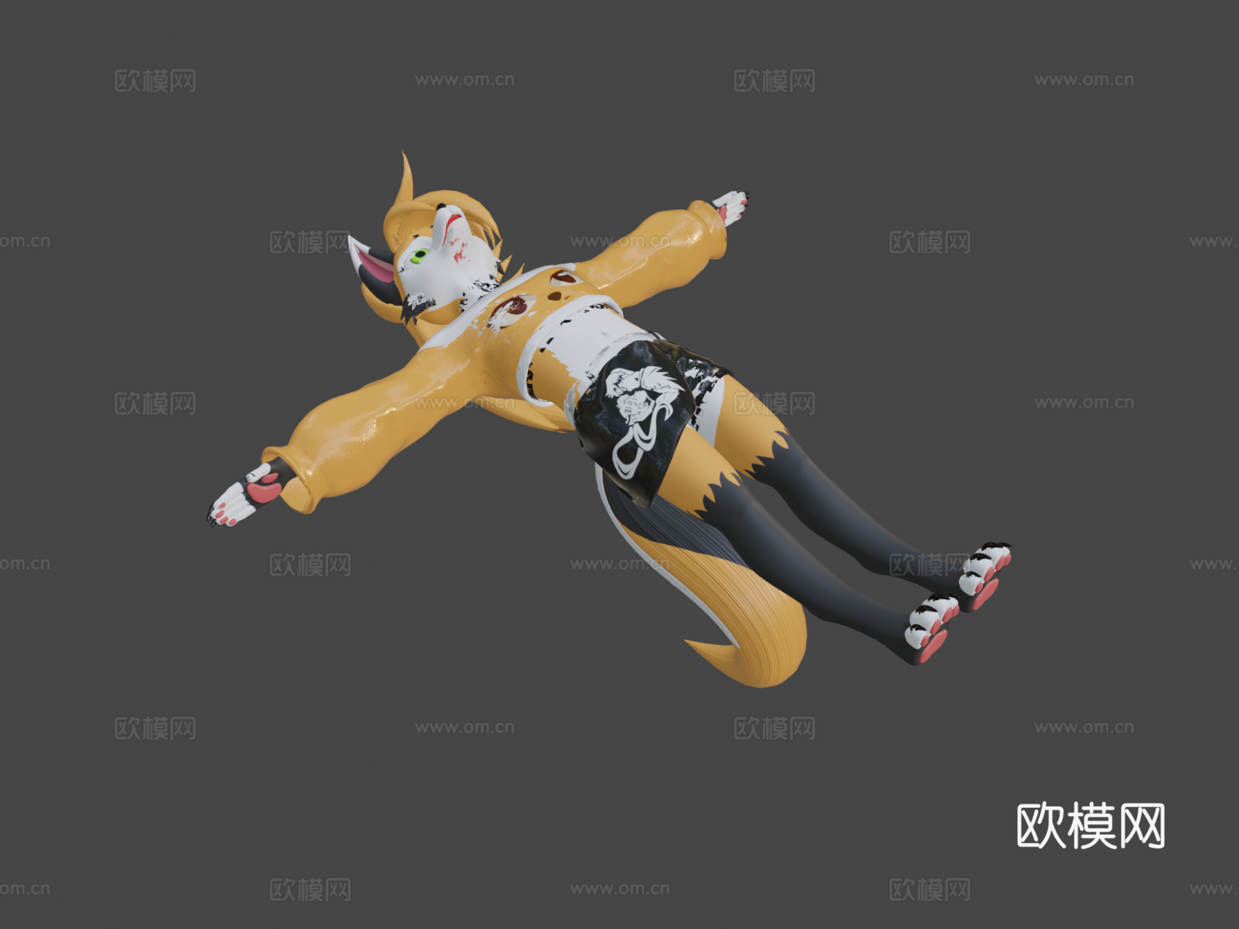 篝火狐狸重制版，VRChat与VRM适配3d模型