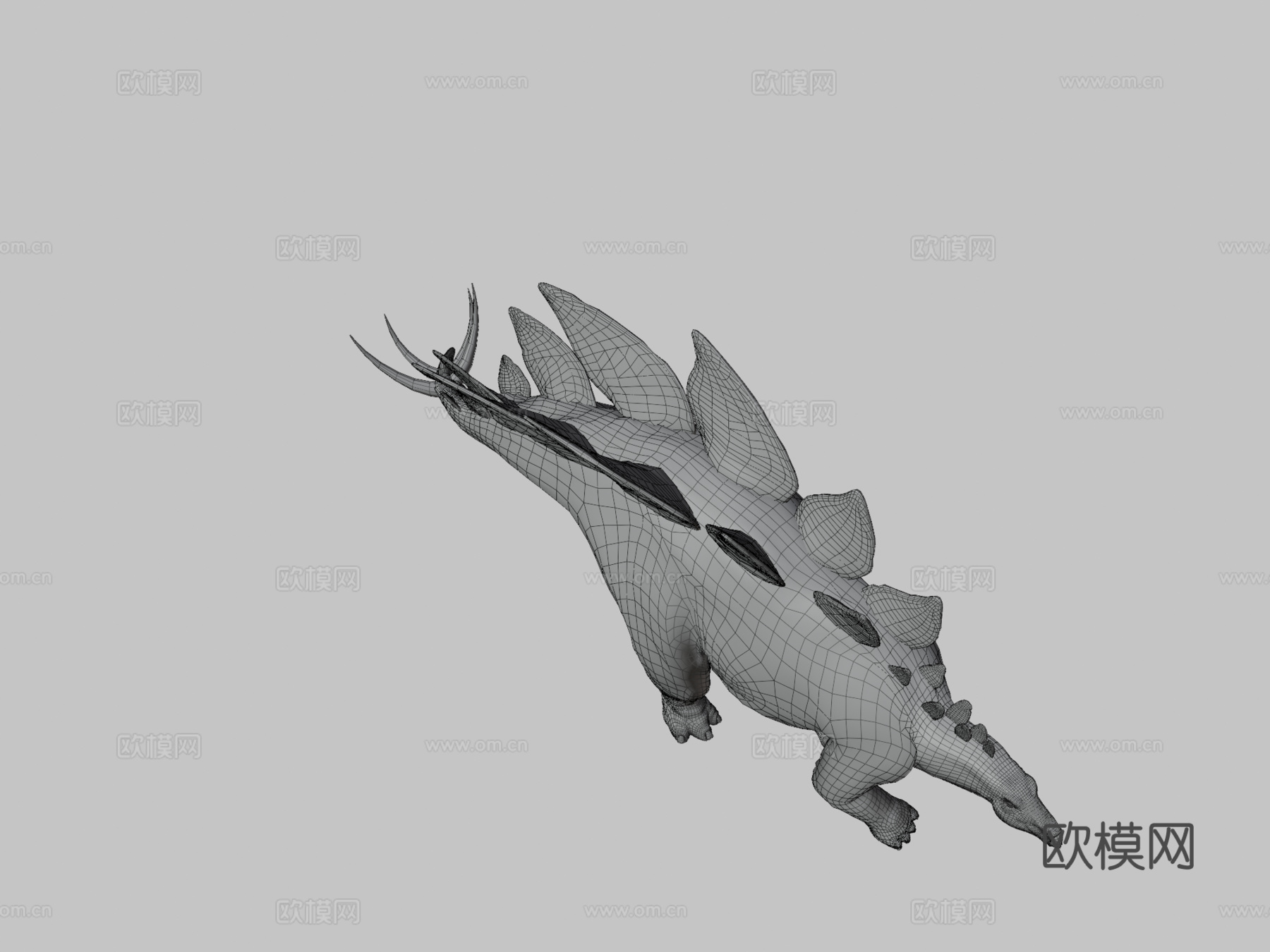 侏罗纪公园剑龙适用于游戏电影3d模型