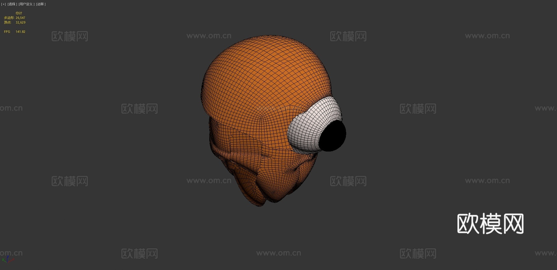 毒刺弗林-班班花园23d模型