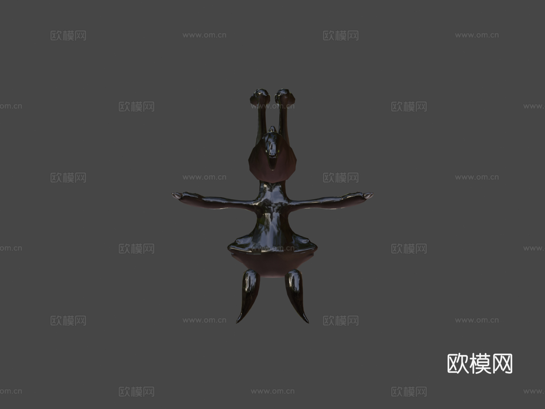 郊狼3d模型