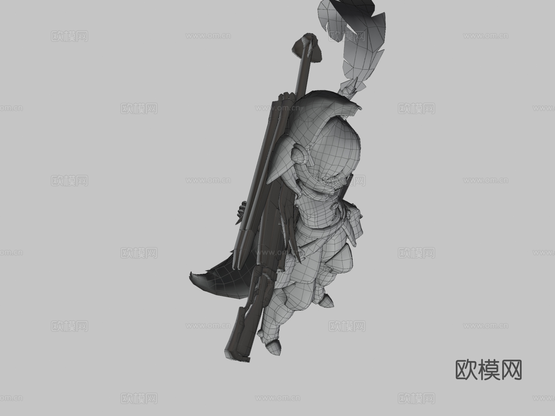 神射手-晶石战争3d模型