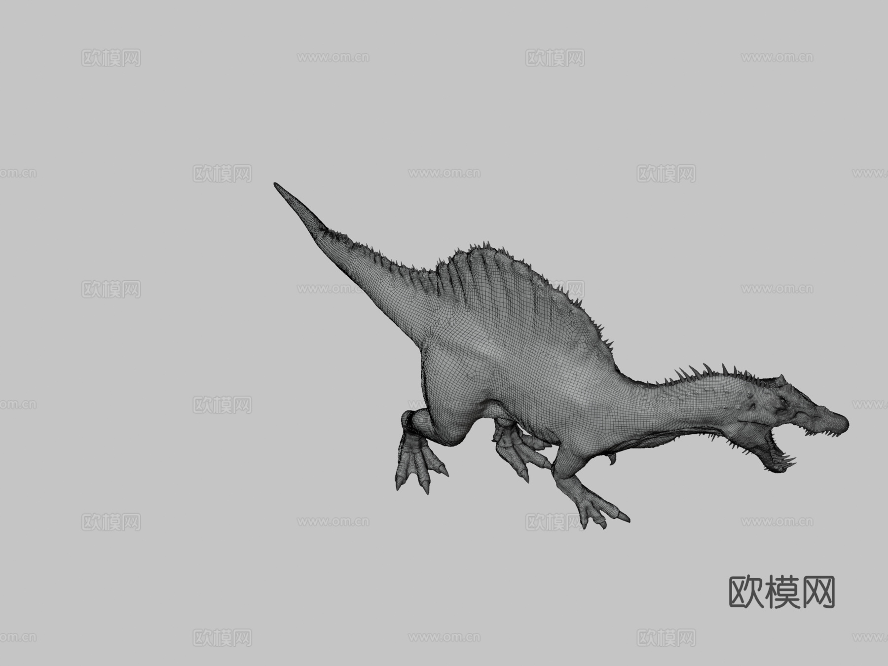 棘龙3d模型