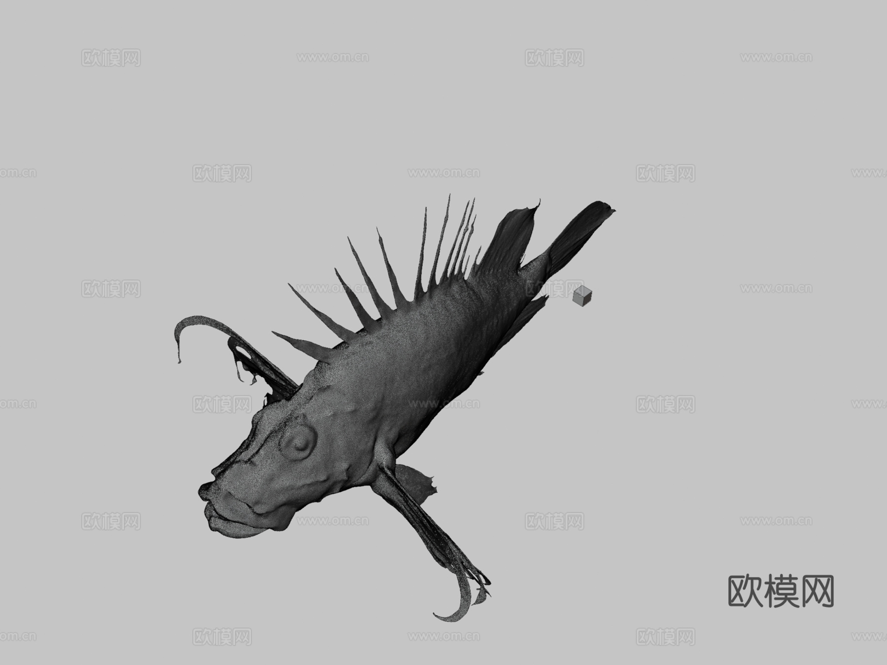 CC0蓑鲉?月神狮子鱼3d模型