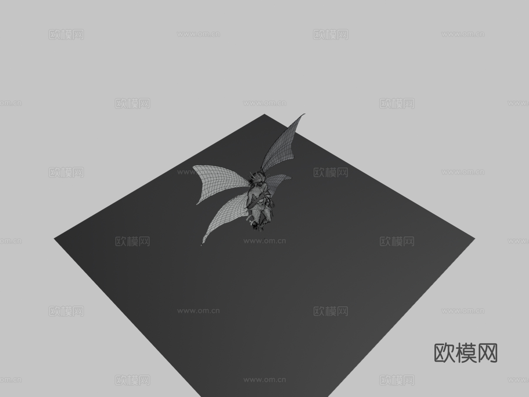 塞壬海妖骨骼绑定3d模型