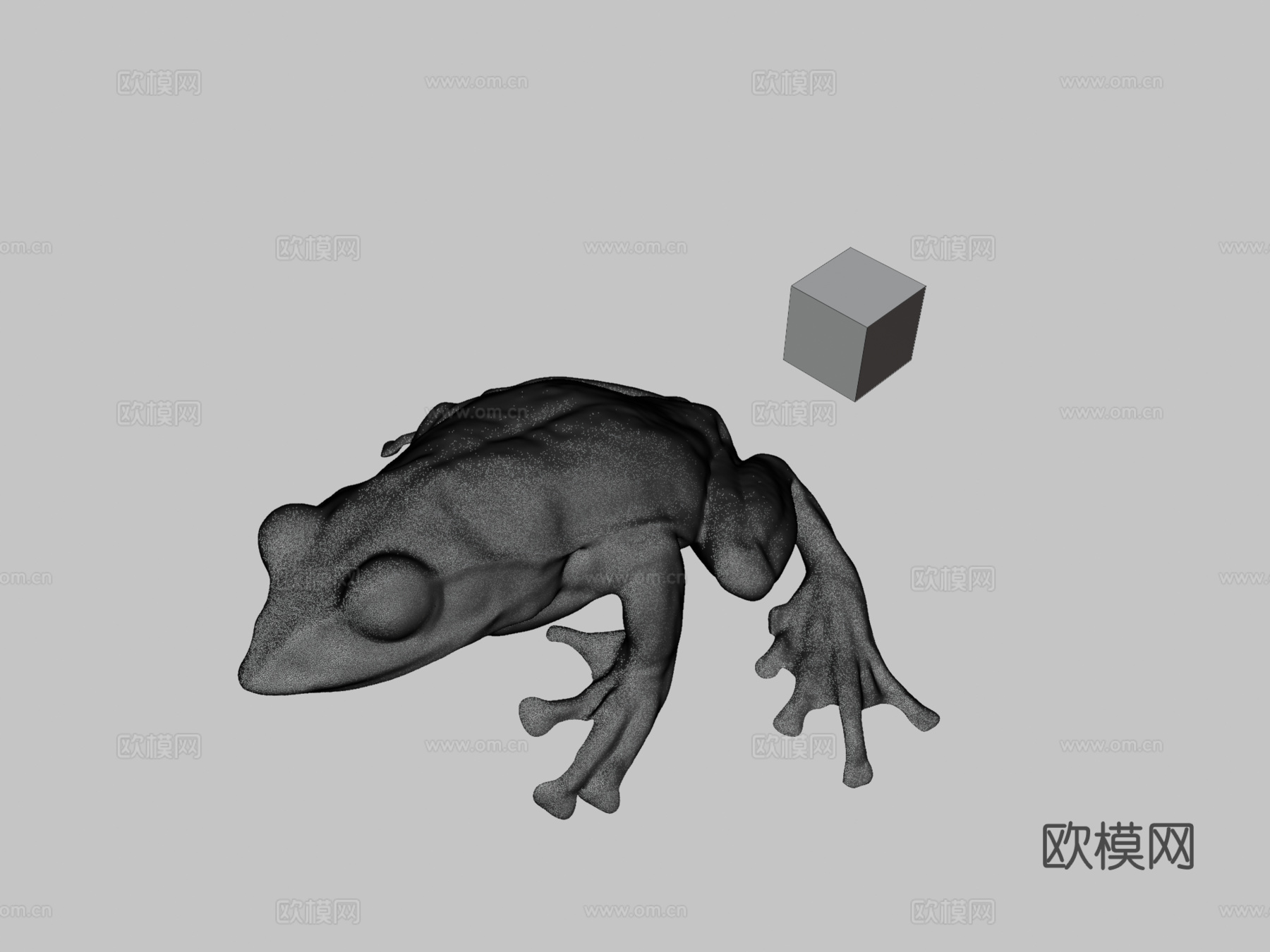 CC0森绿树蛙?♂3d模型