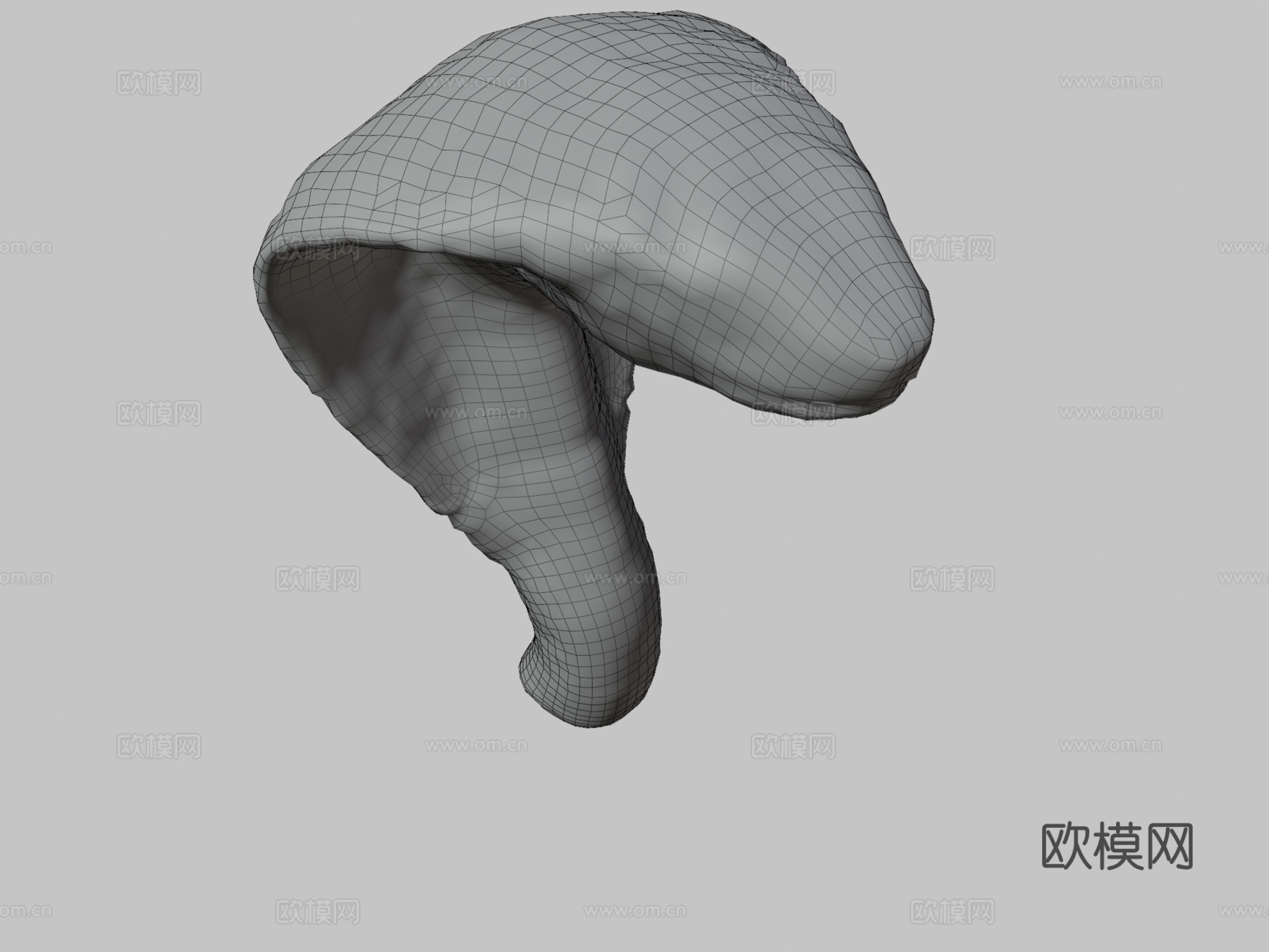 金属蛇雕像3d模型