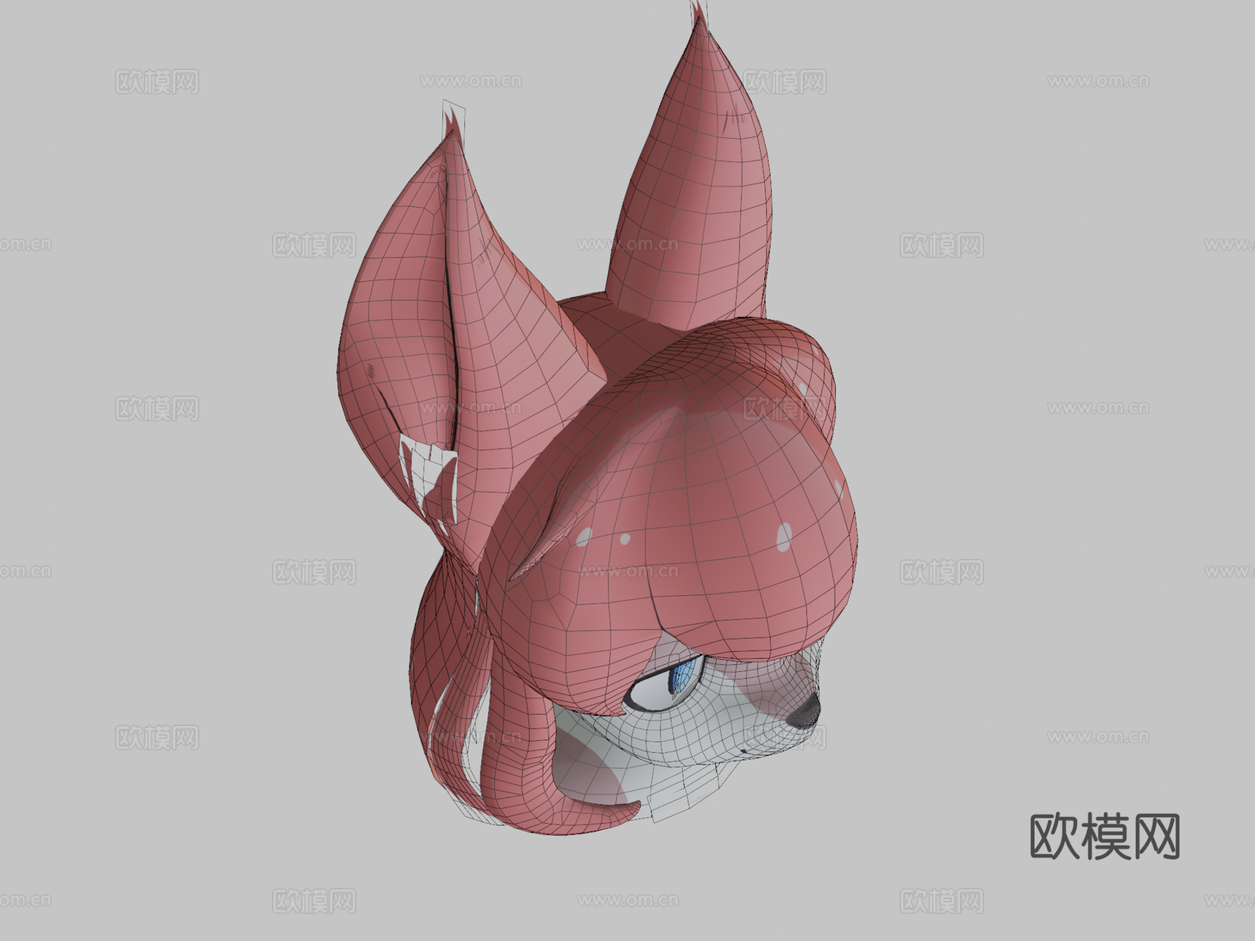 兽人头3d模型