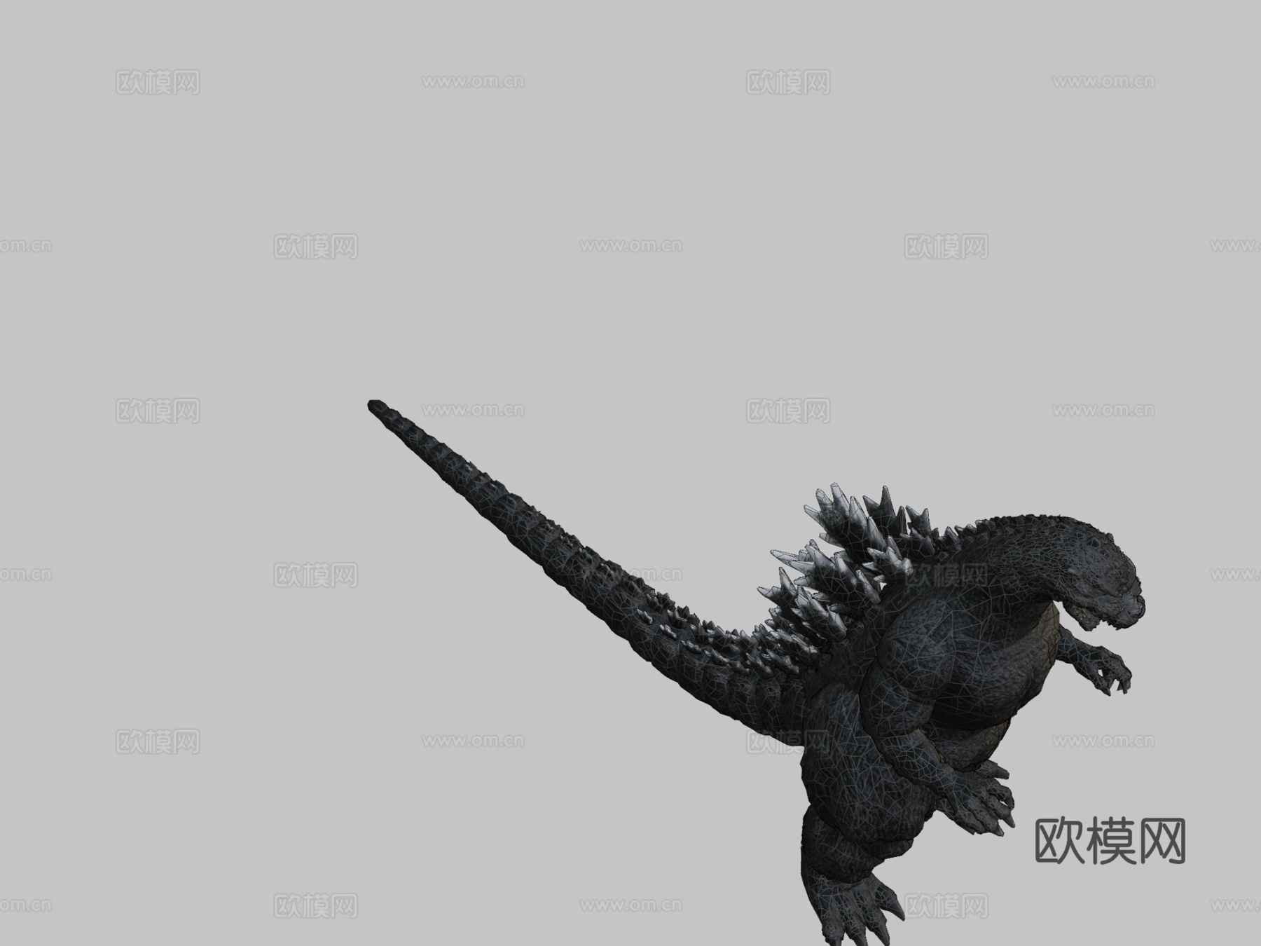 哥斯拉平成哥斯拉3d模型