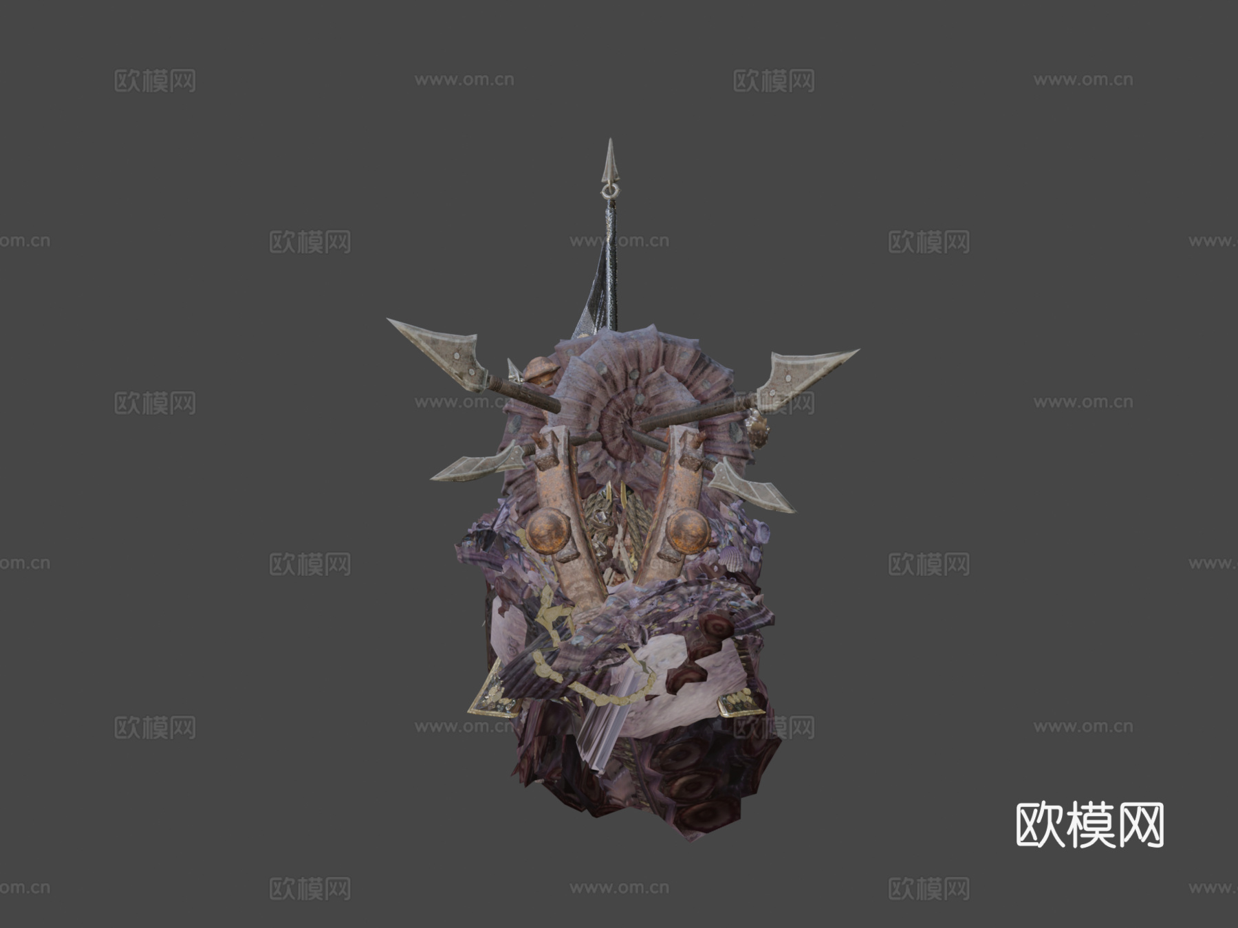 海盗王章鱼3d模型