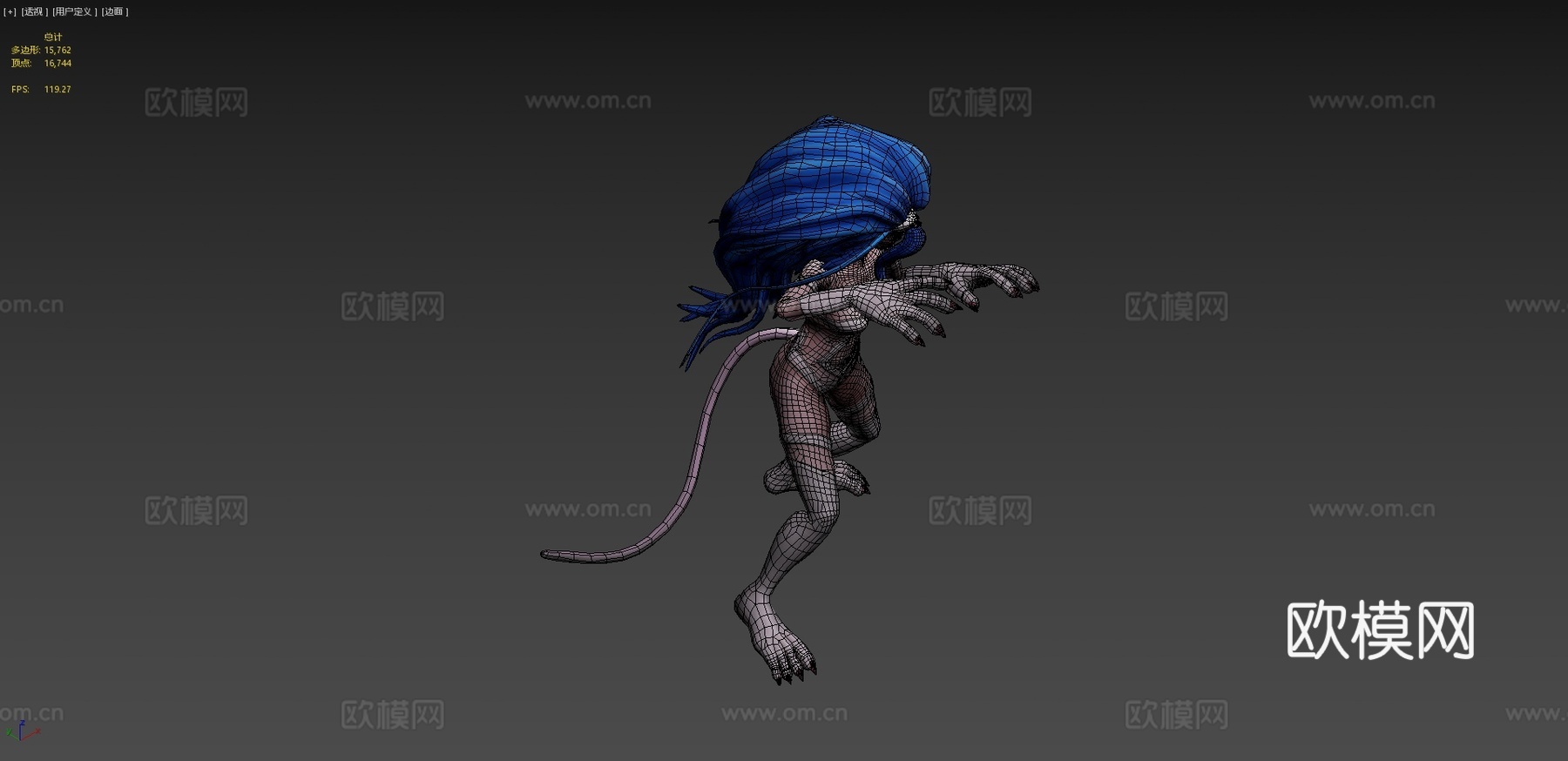 菲莉西亚3d模型