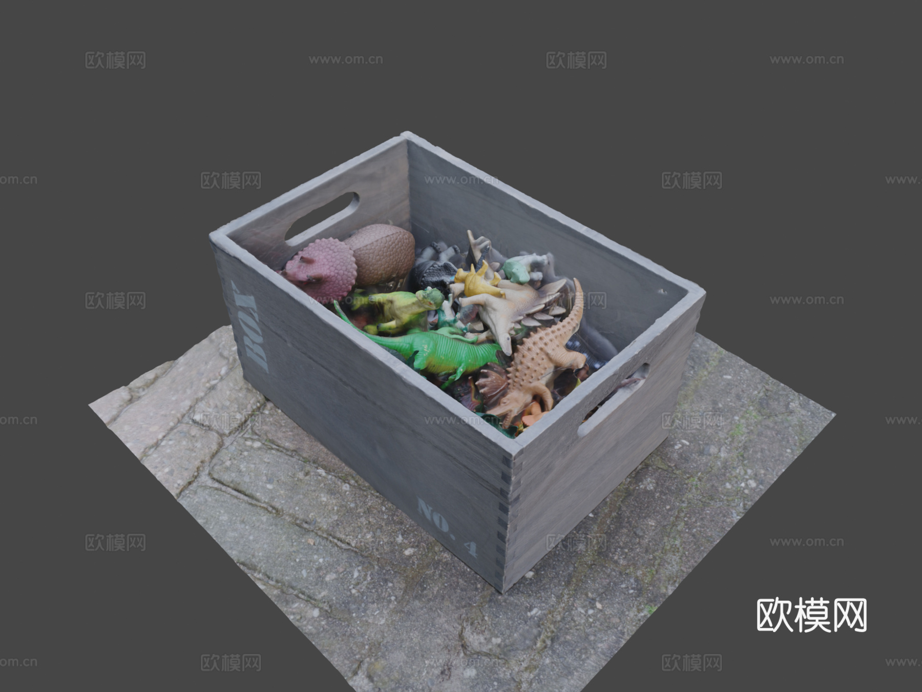 恐龙盒子-#3DST403d模型