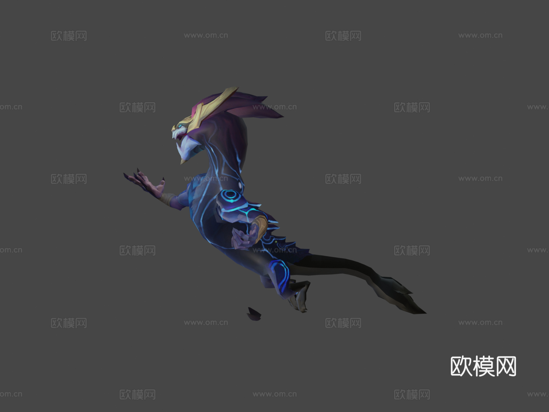 英雄联盟-铸星龙王3d模型