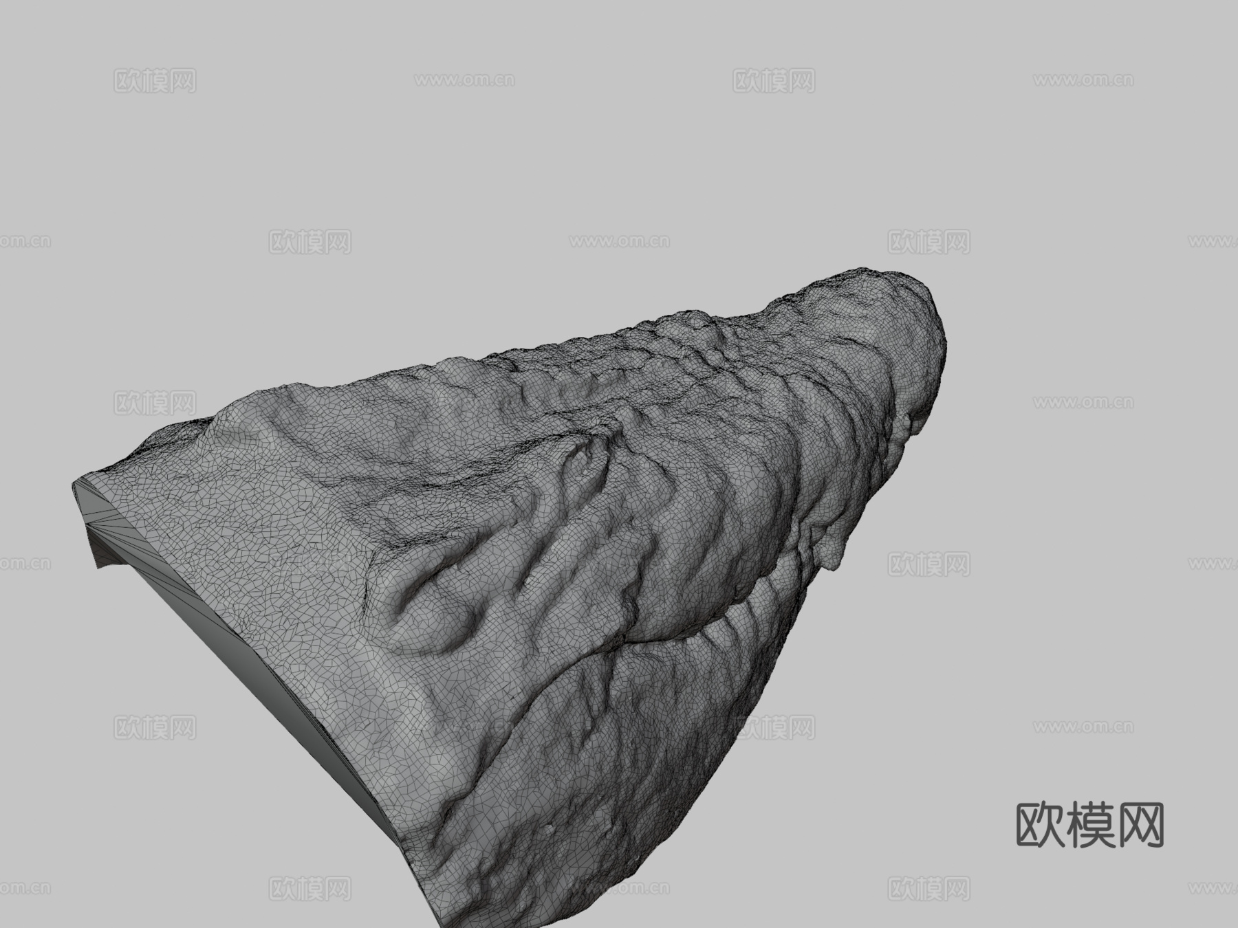 鳄鱼头3d模型