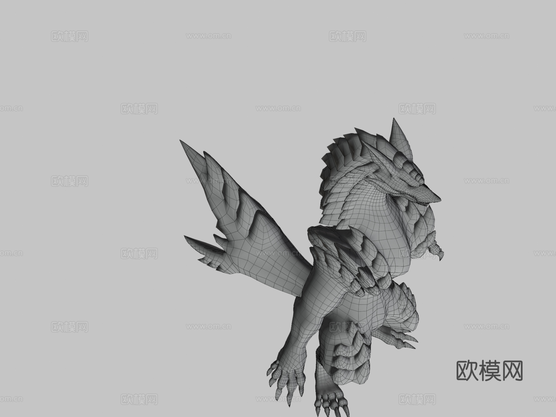月狼[怪物猎人]3d模型