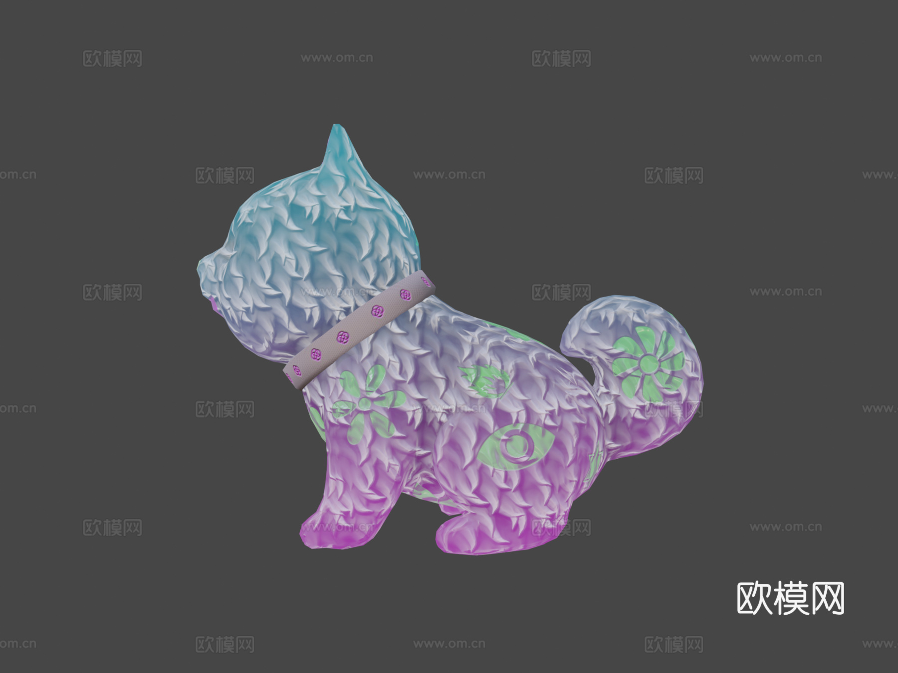 柴犬守护神3d模型