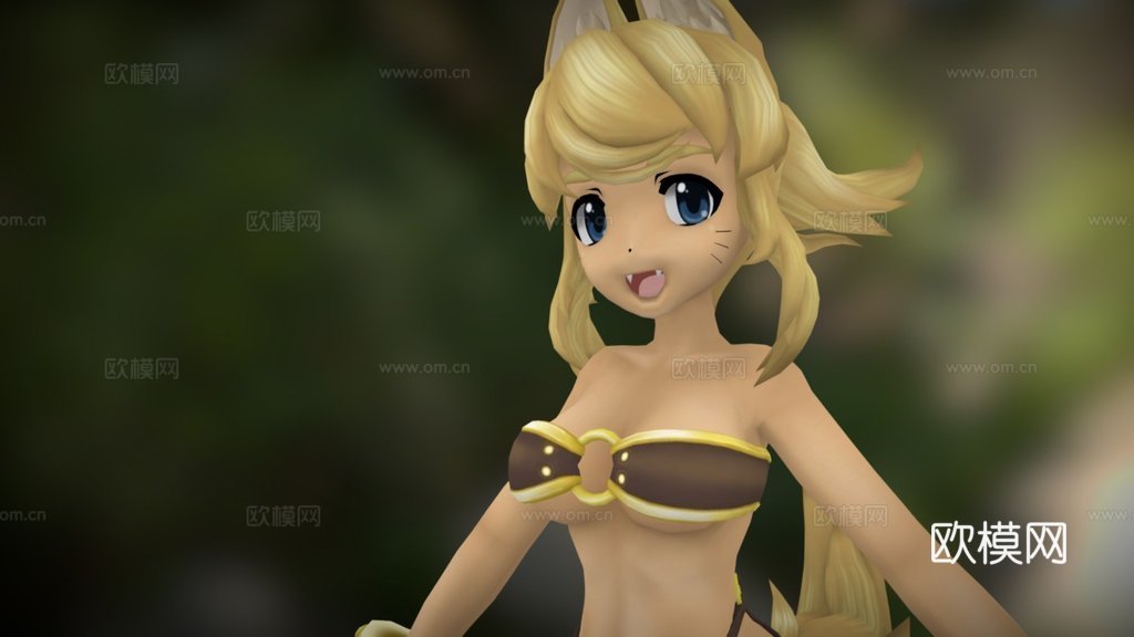 狼女莉露3d模型