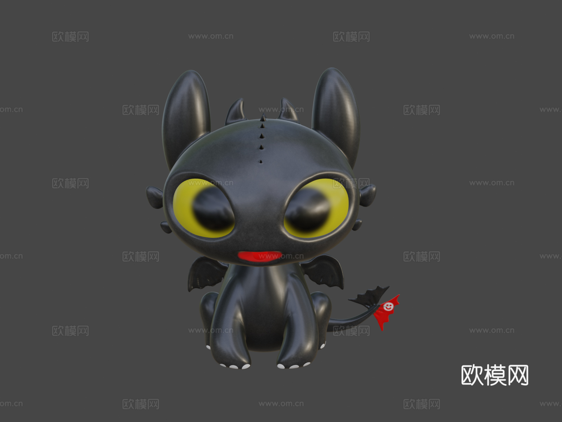 无牙仔(奇姆洛)可爱版3d模型