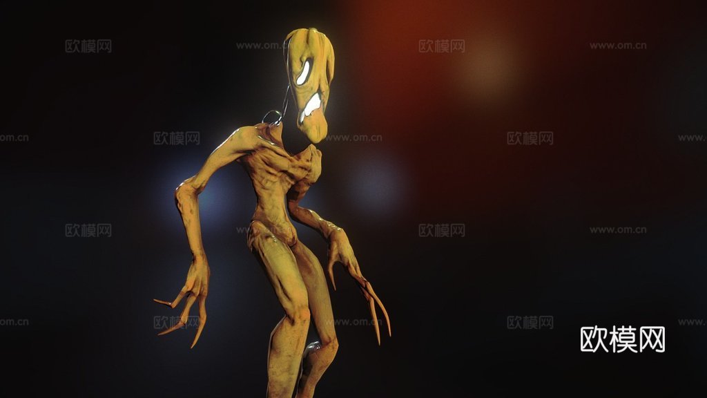 万圣节生物3d模型