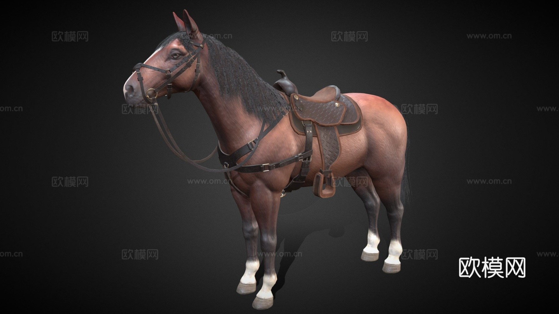 马3d模型