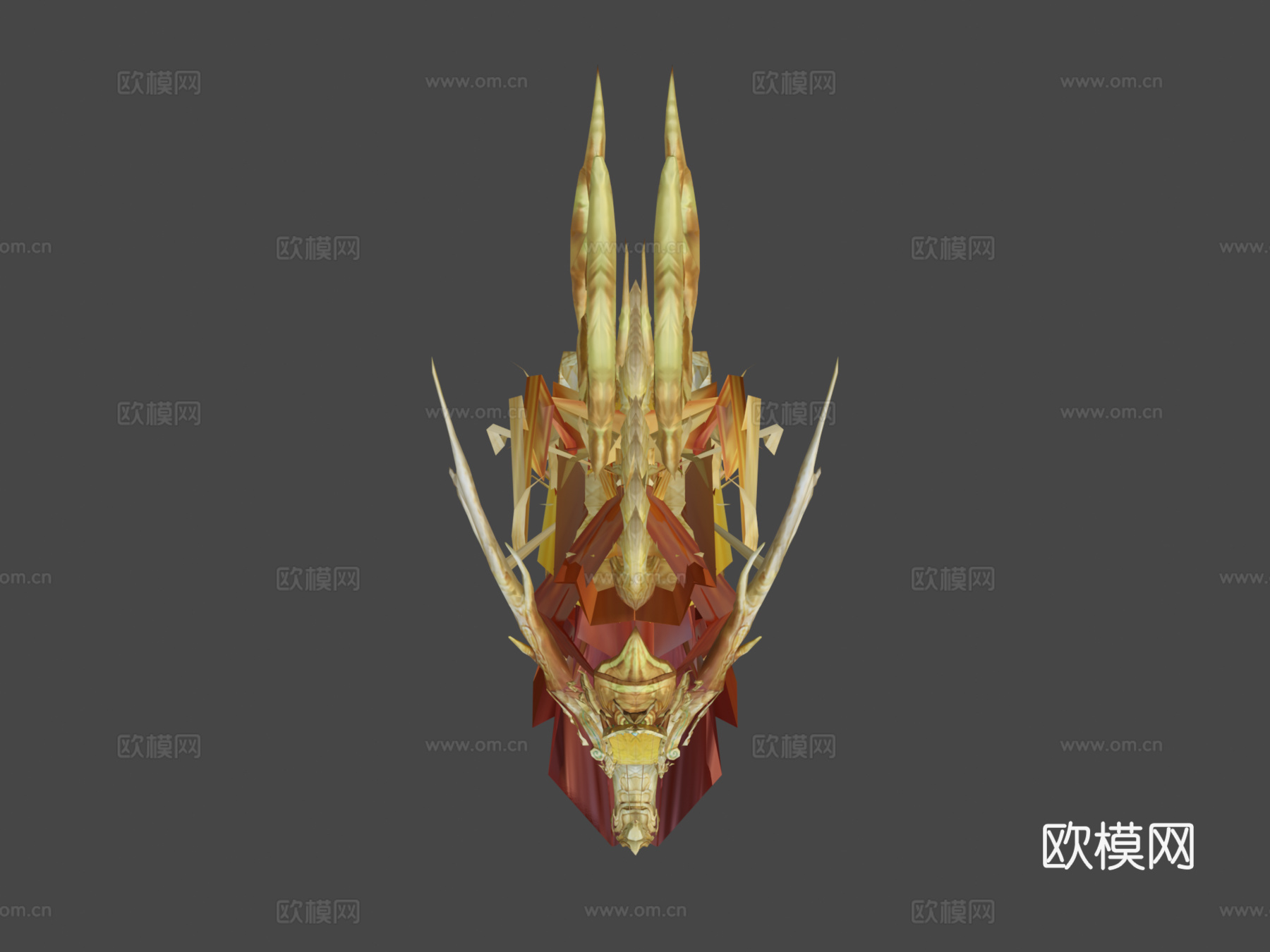 中国龙3d模型