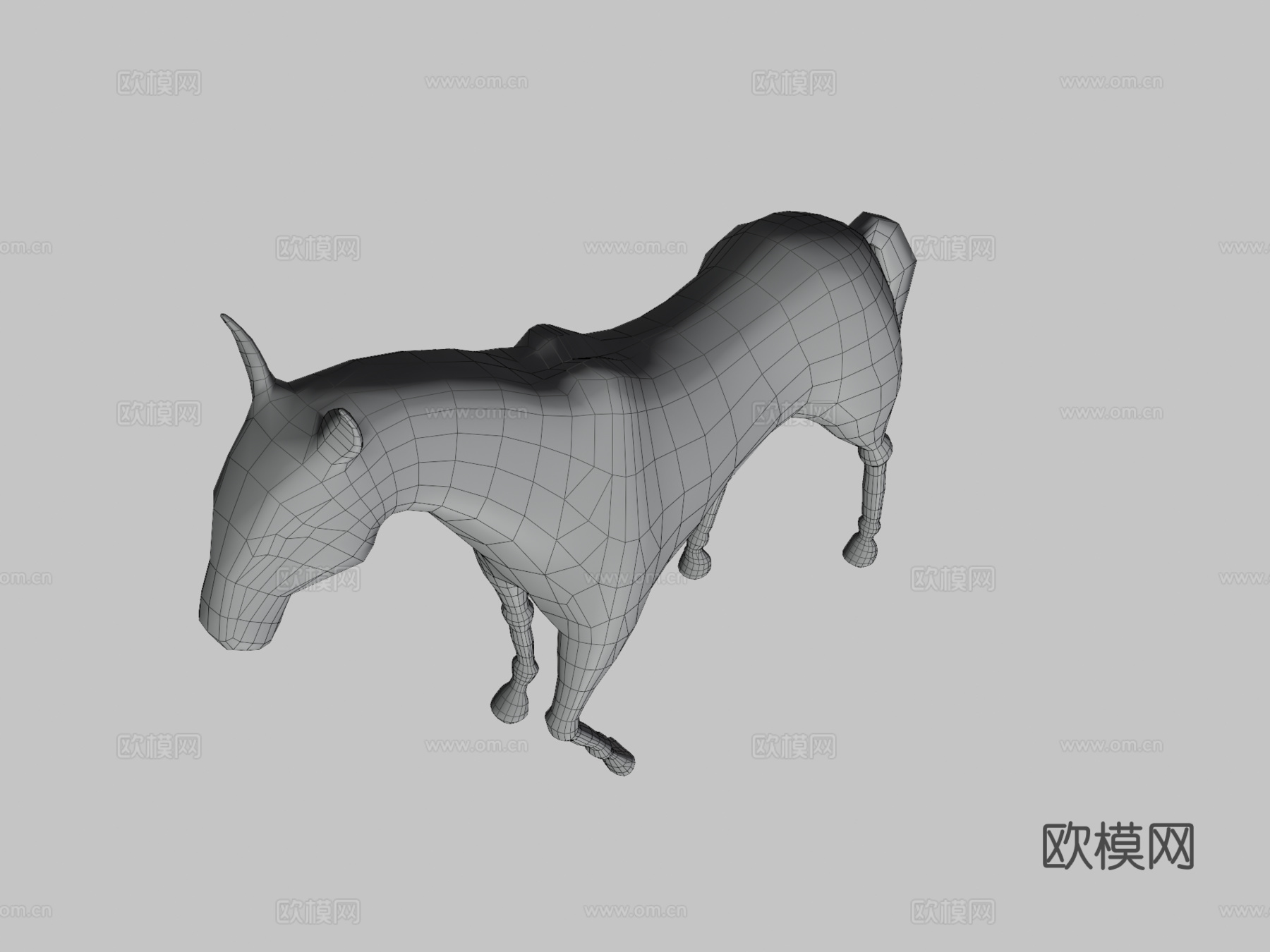 马3d模型