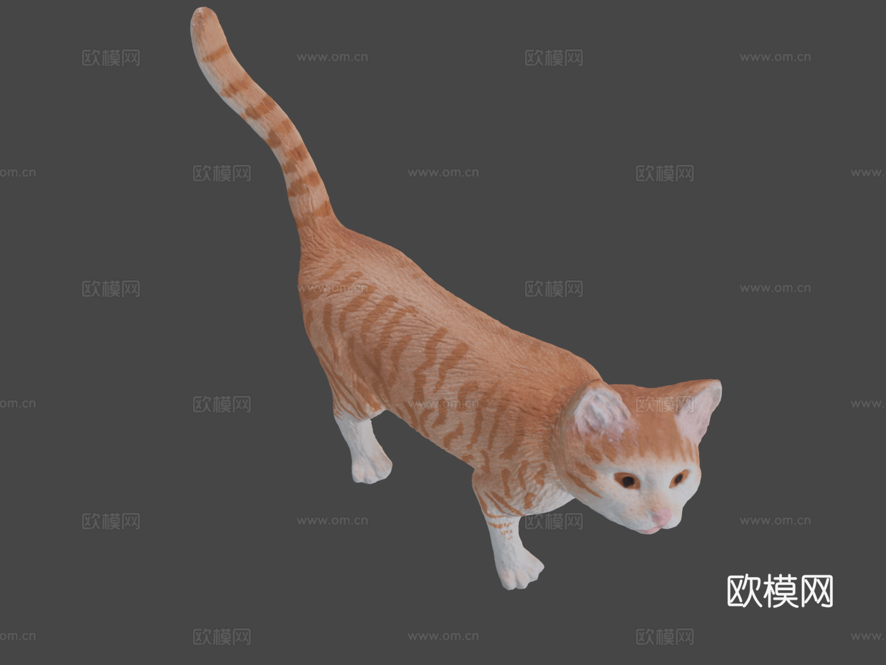 微型猫3d模型