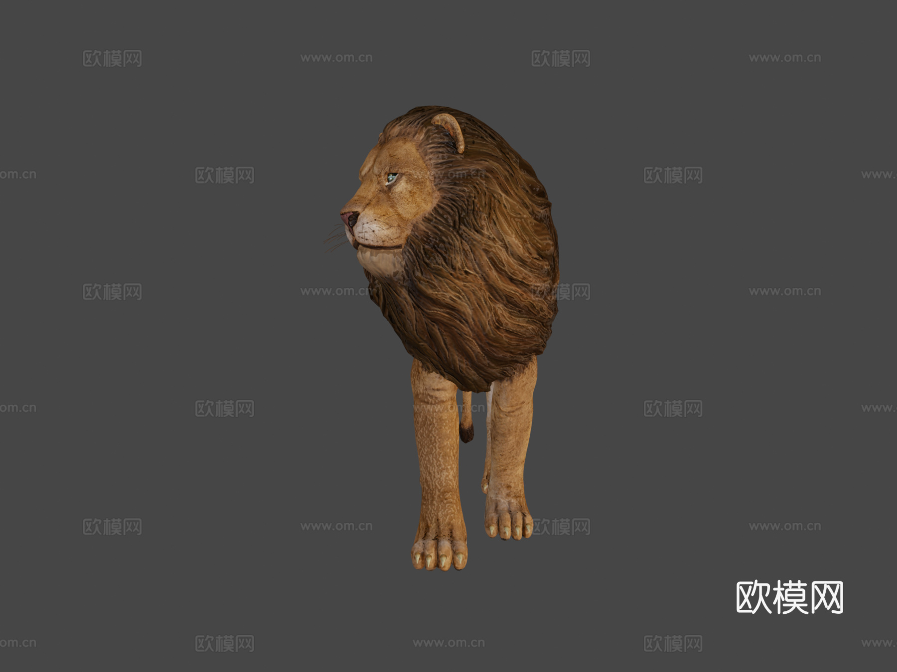 狮子3d模型