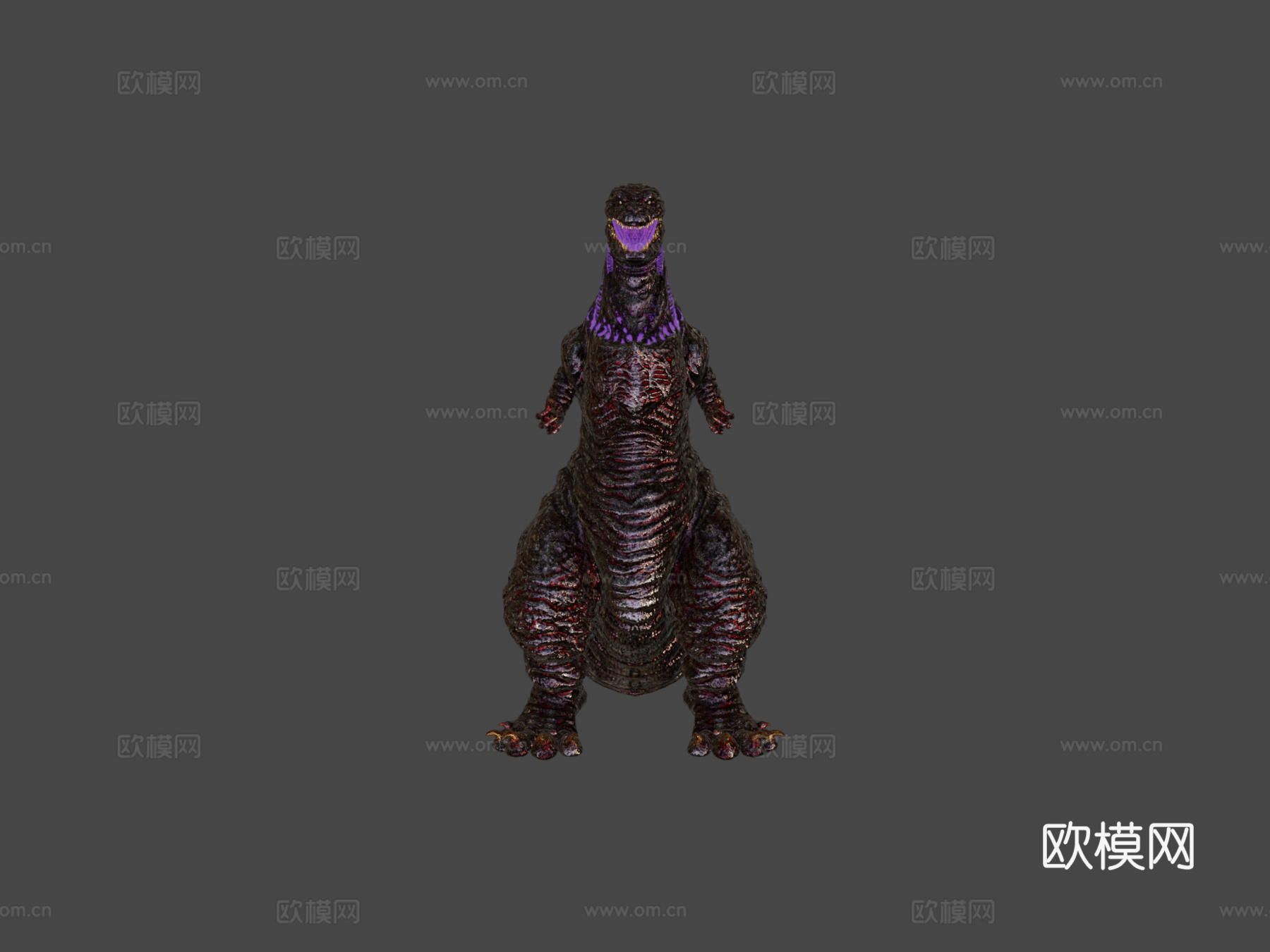 真哥斯拉3d模型