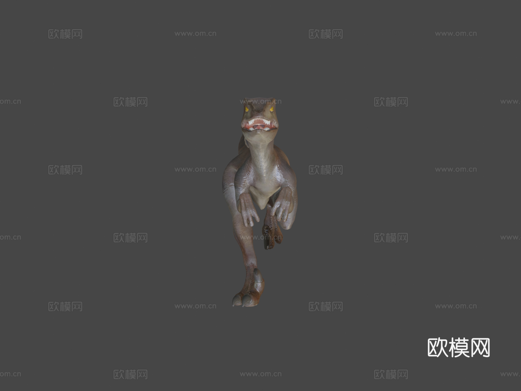 迅猛龙3d模型