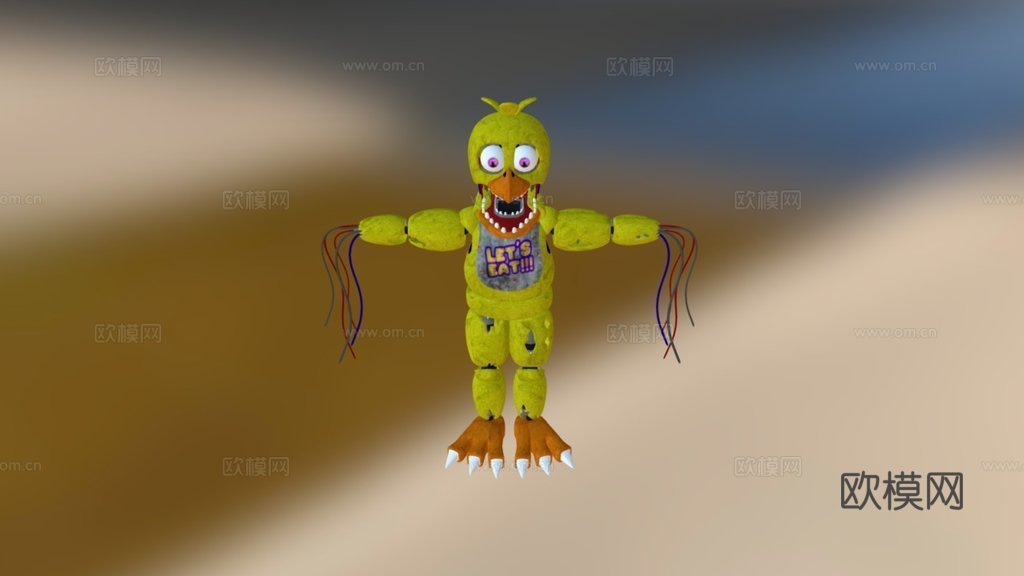 江南风格3d模型