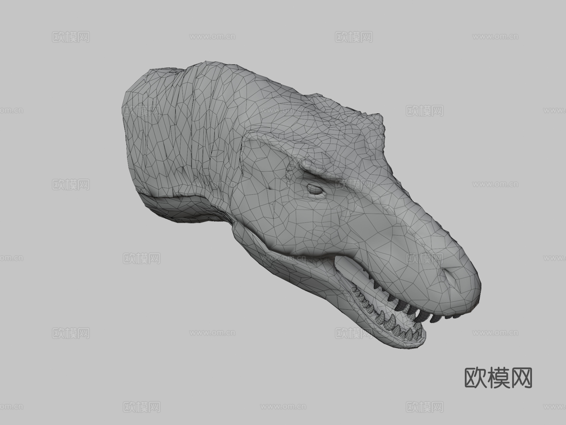 雷克西霸王龙3d模型