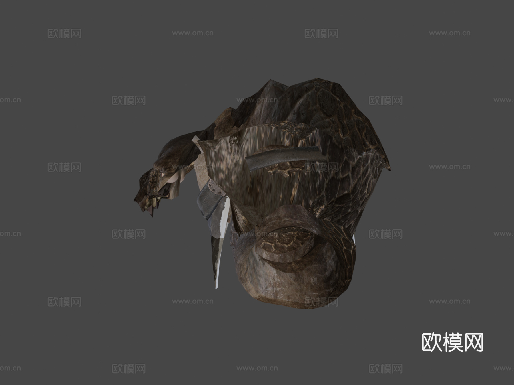 指环王巨魔行走3d模型