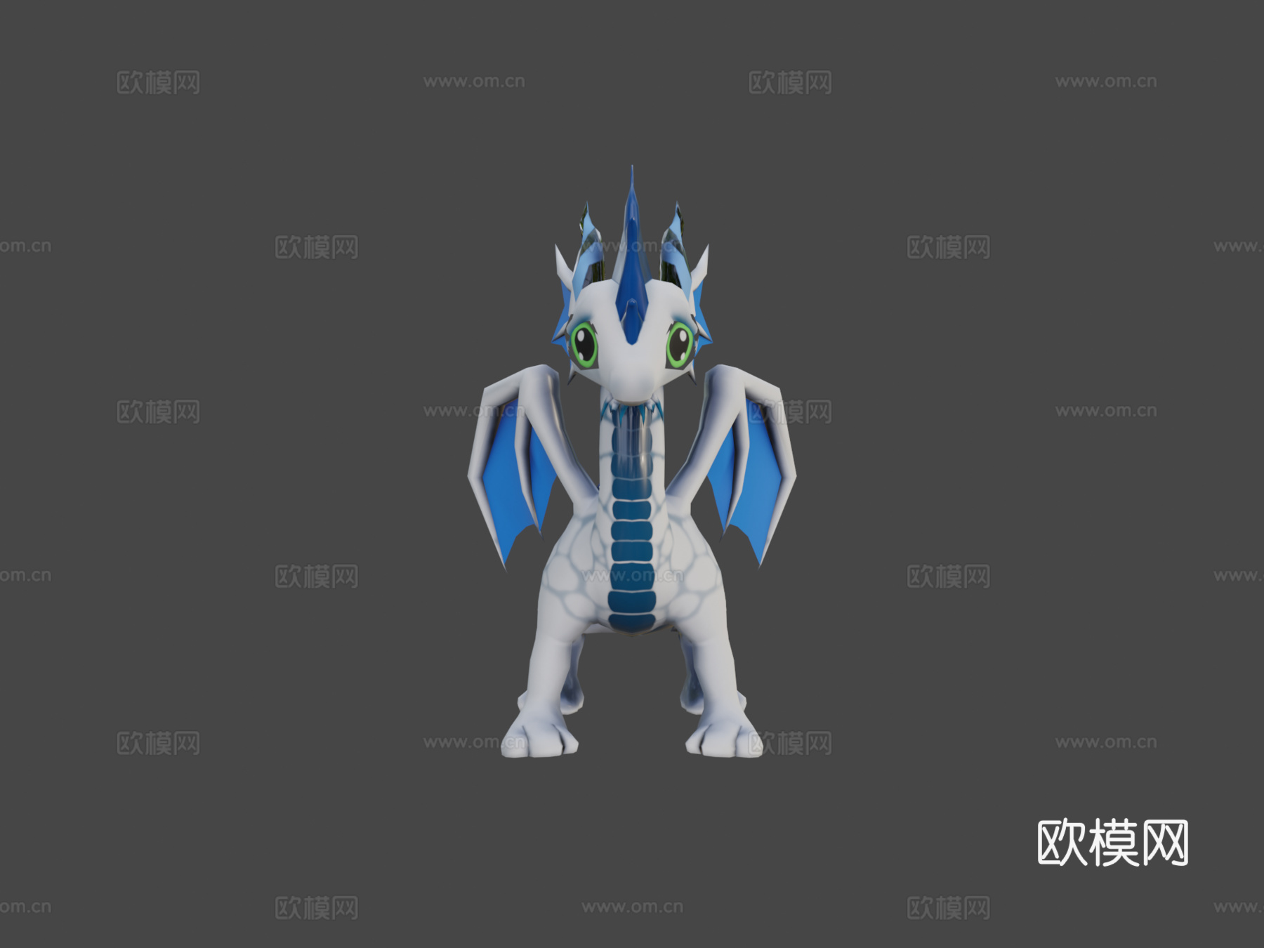 小龙-海洋3d模型