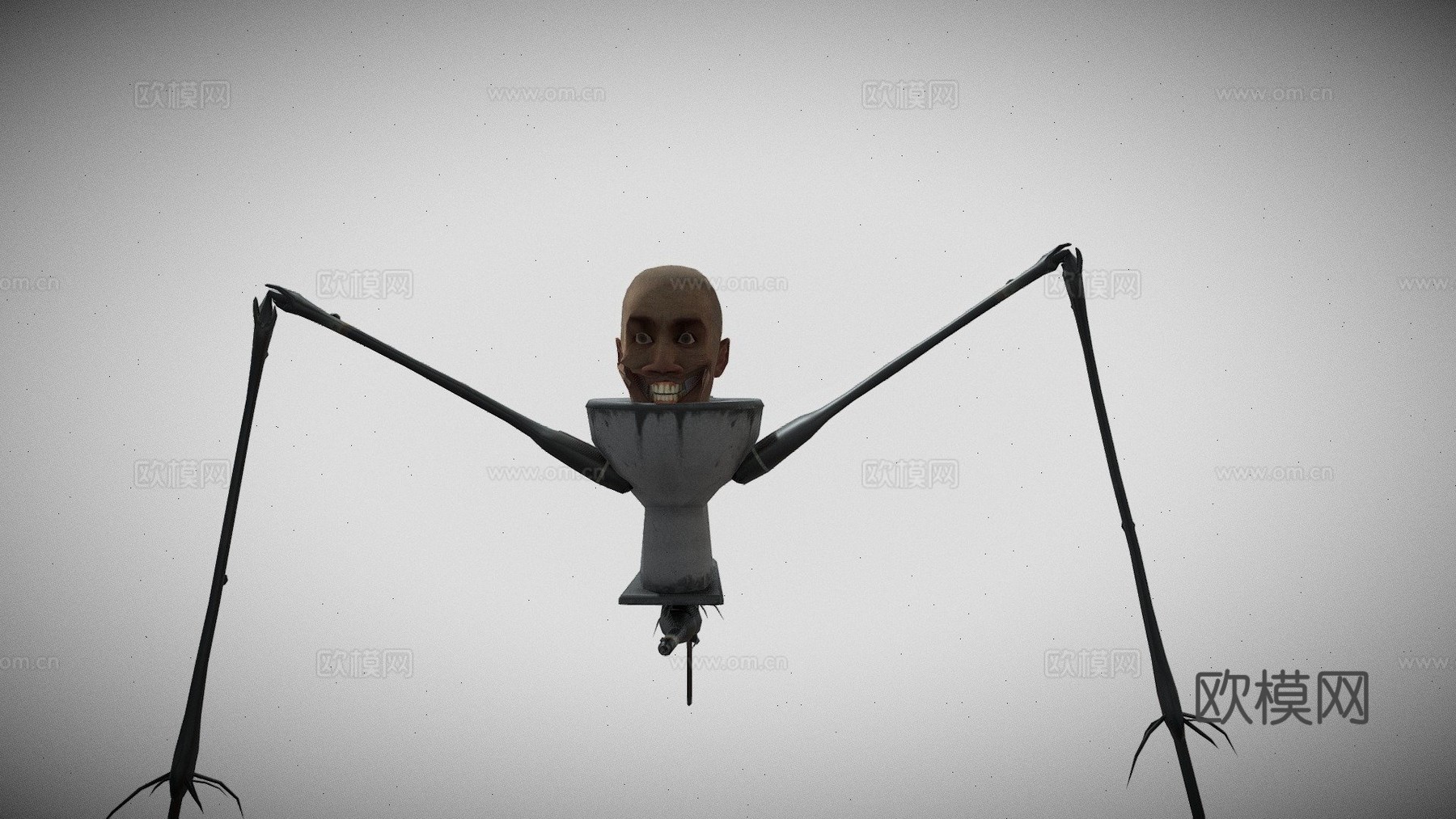 步行者马桶3d模型
