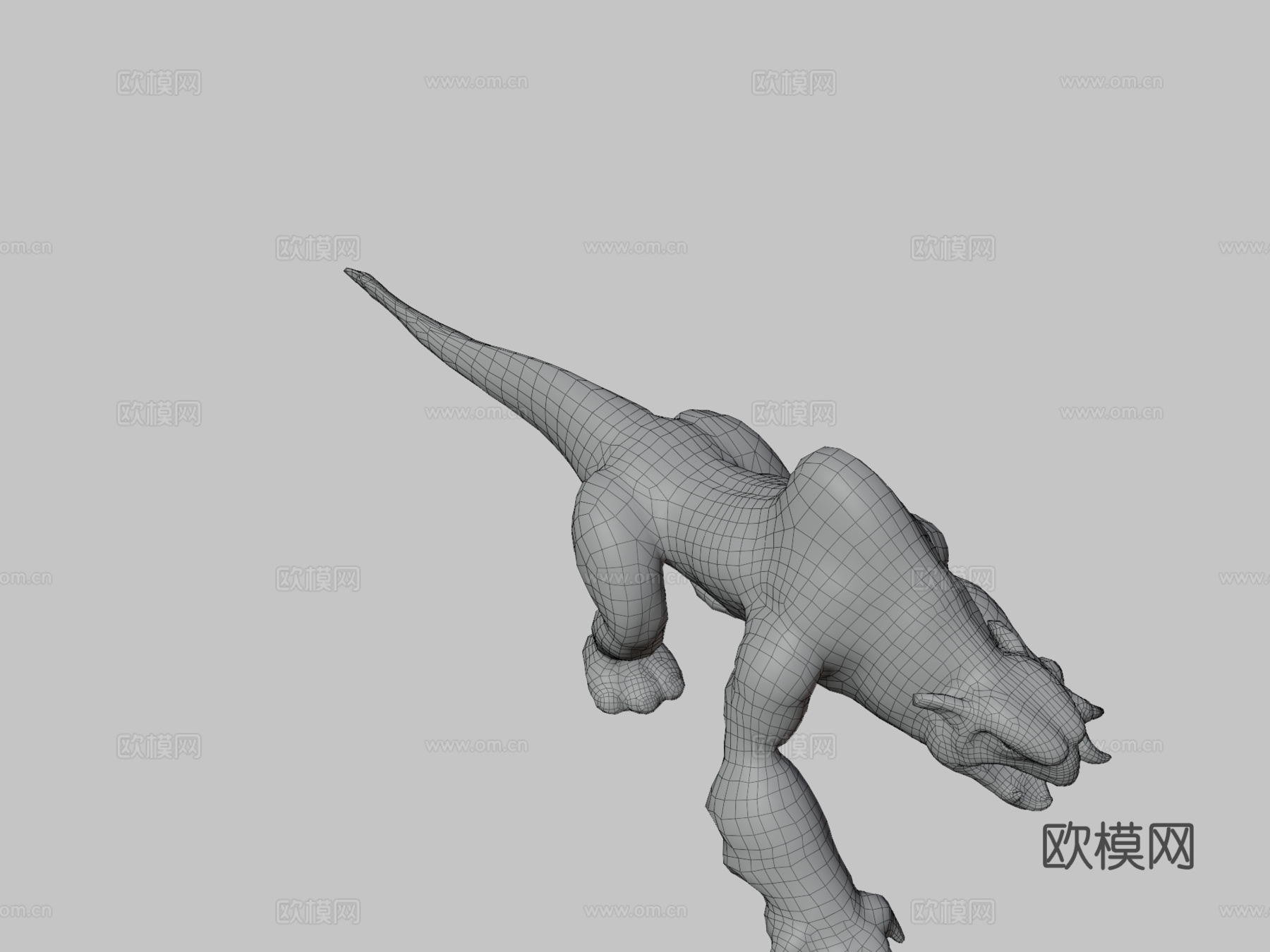 四足掠食者3d模型