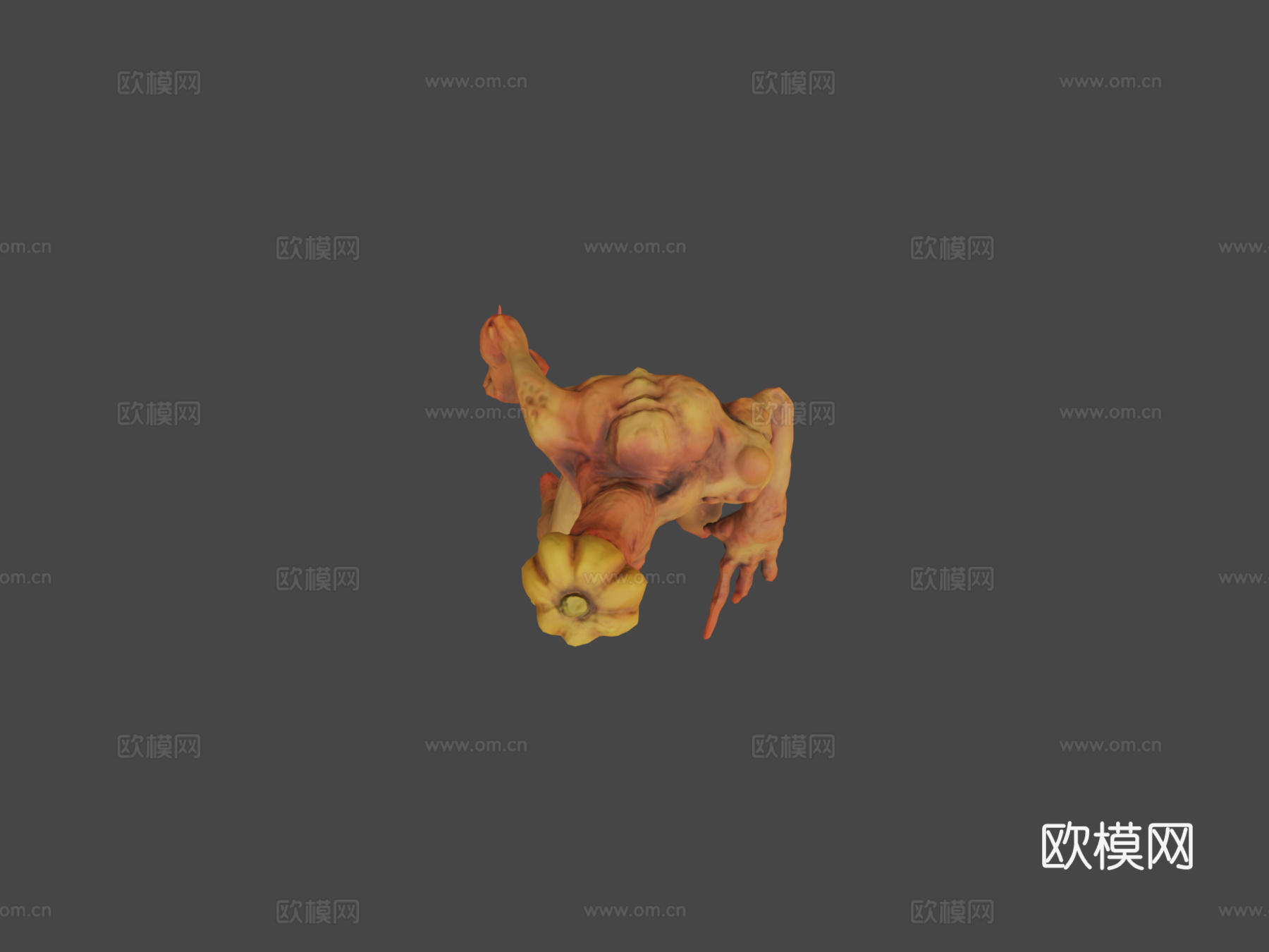万圣节生物3d模型